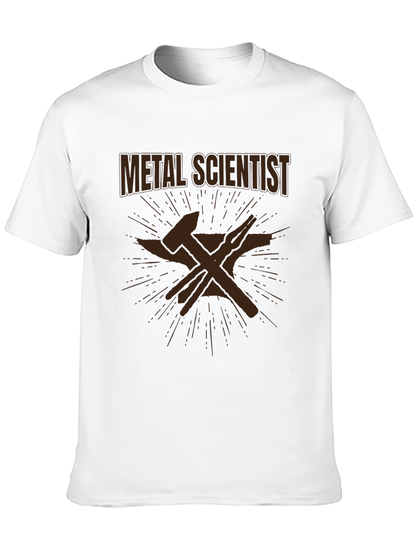 Metal Scientist T-Shirt - Black Graphic Tee