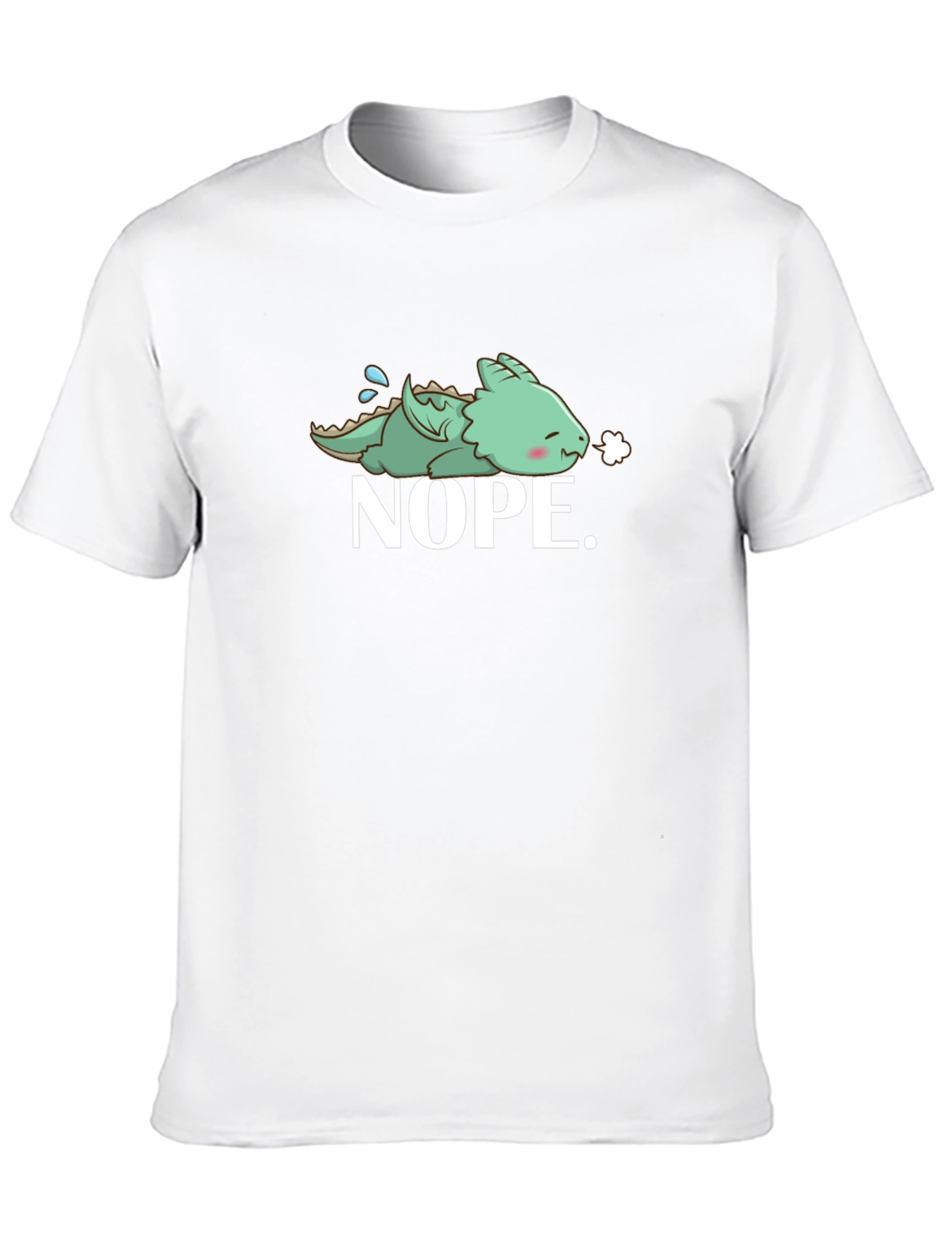 Nope Dragon T-Shirt - Funny Graphic Tee