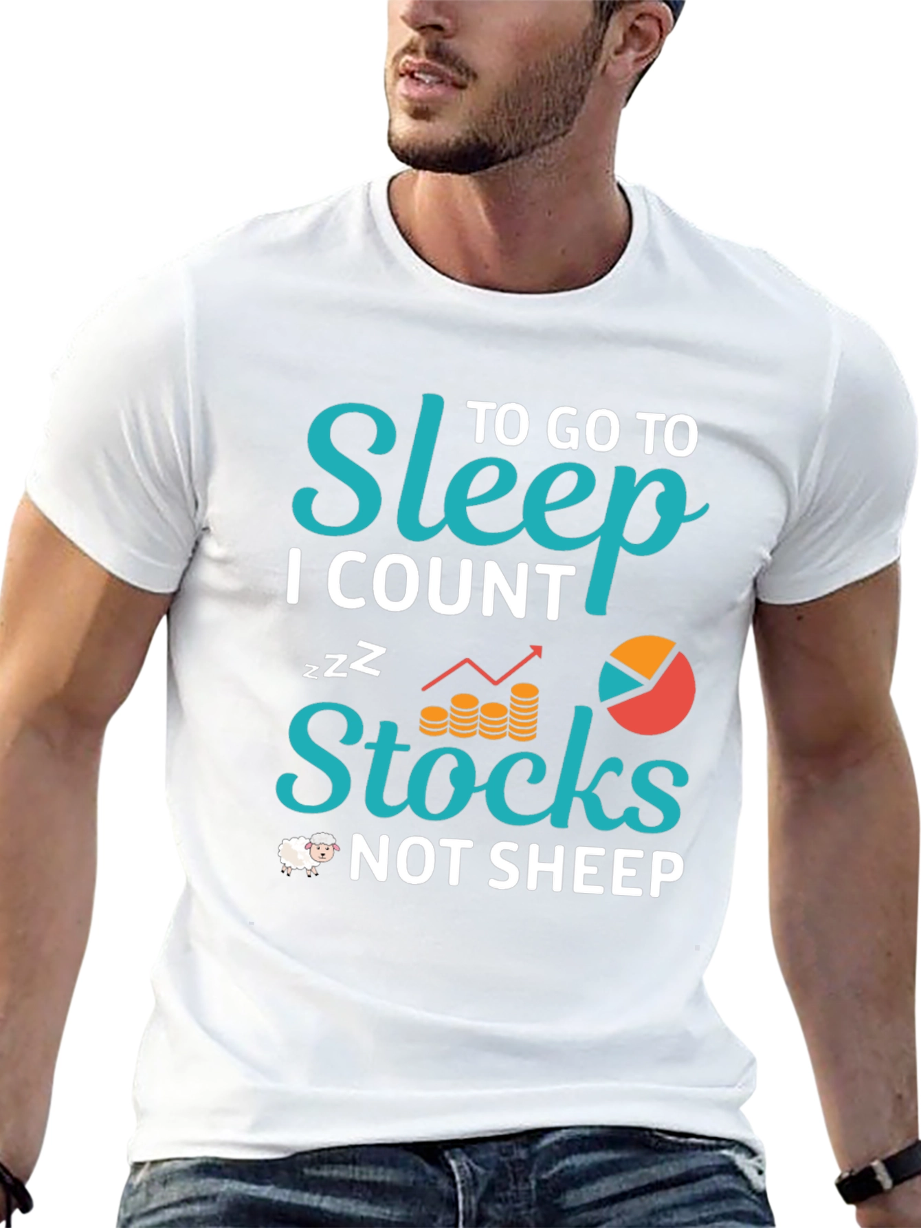Sleep Stocks T-Shirt - Trader Humor Tee