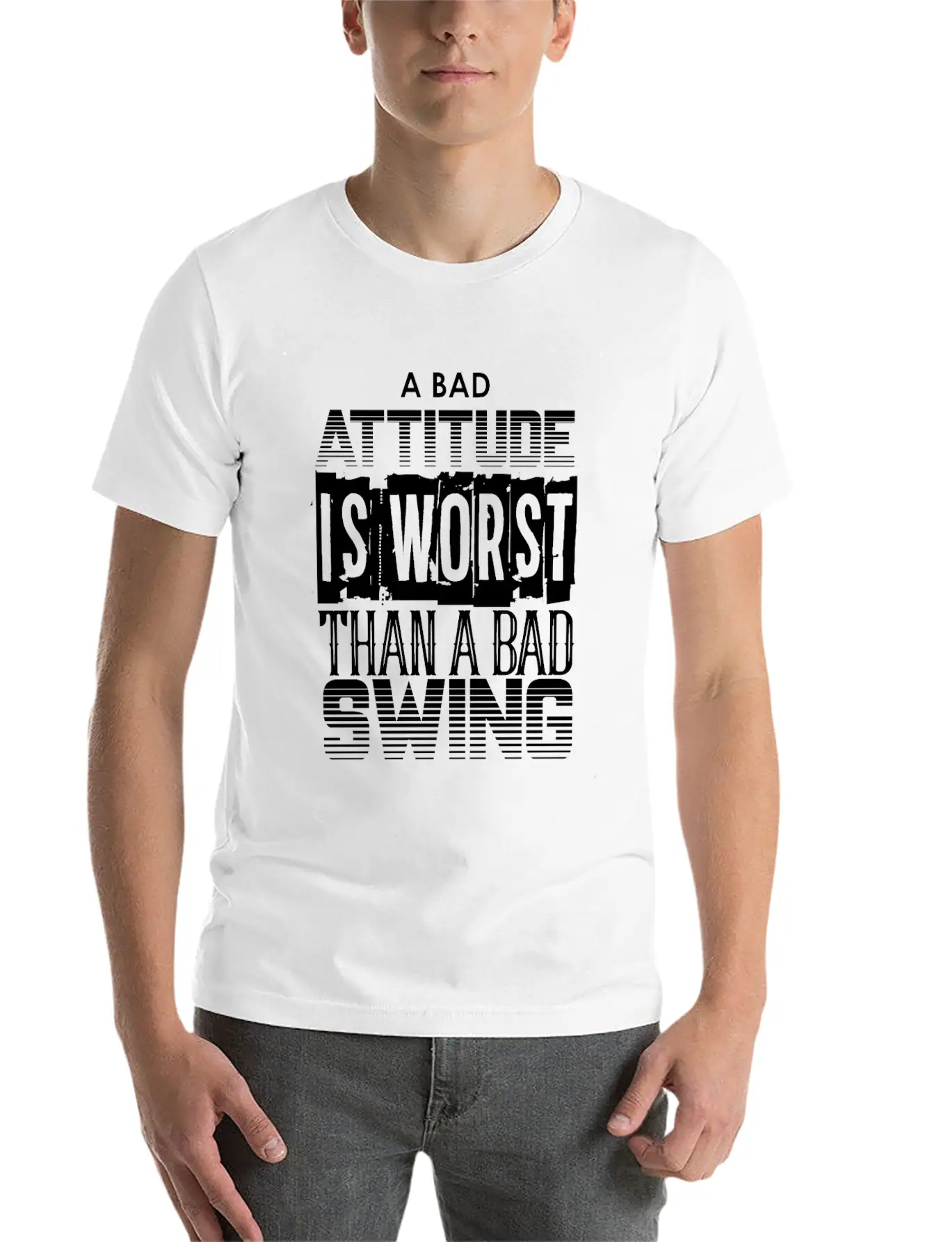 Bad Attitude Stylish Everyday T-Shirt – Unisex Basic Cotton Tee