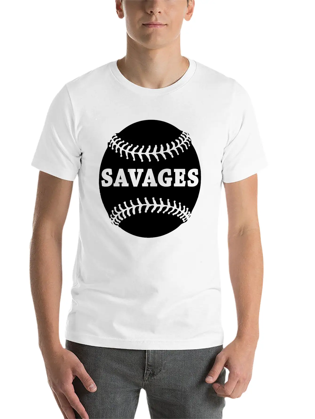 Baseball Fans Savages T-Shirt Unisex Short Sleeve Soft Cotton T-Shirt – Casual Everyday Wear