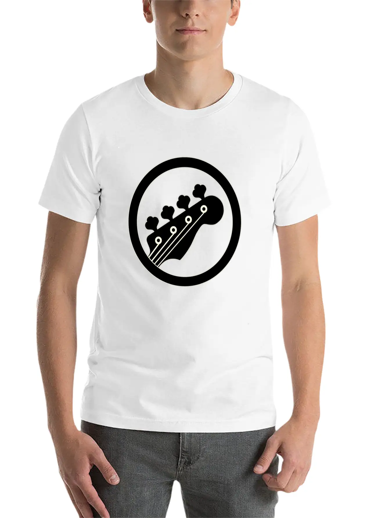 Bass Black Basic Graphic T-Shirt – Daily Comfort In Soft Cotton