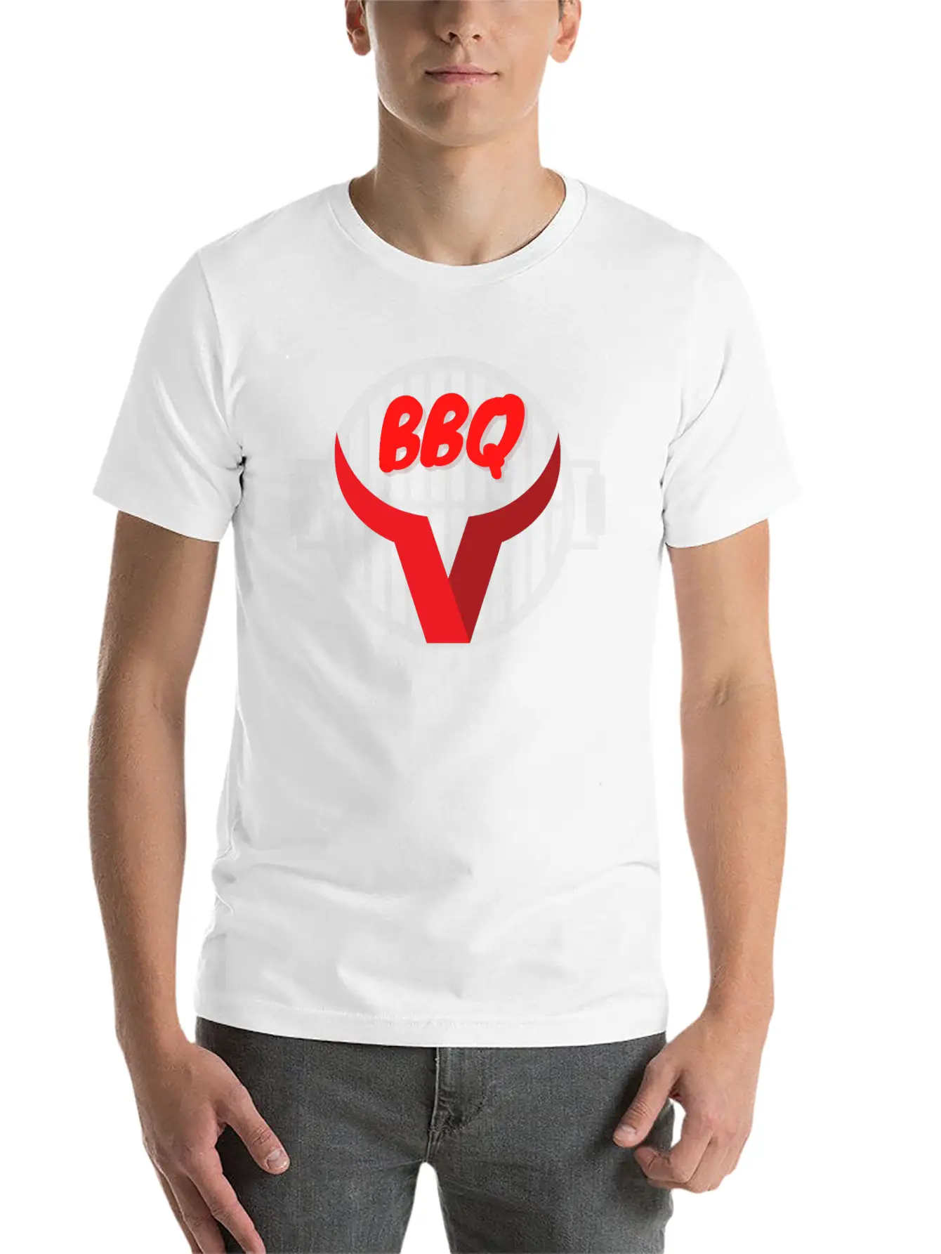 BBQ - Barbecue Season Unisex Short Sleeve Soft Cotton T-Shirt – Casual Everyday Wear