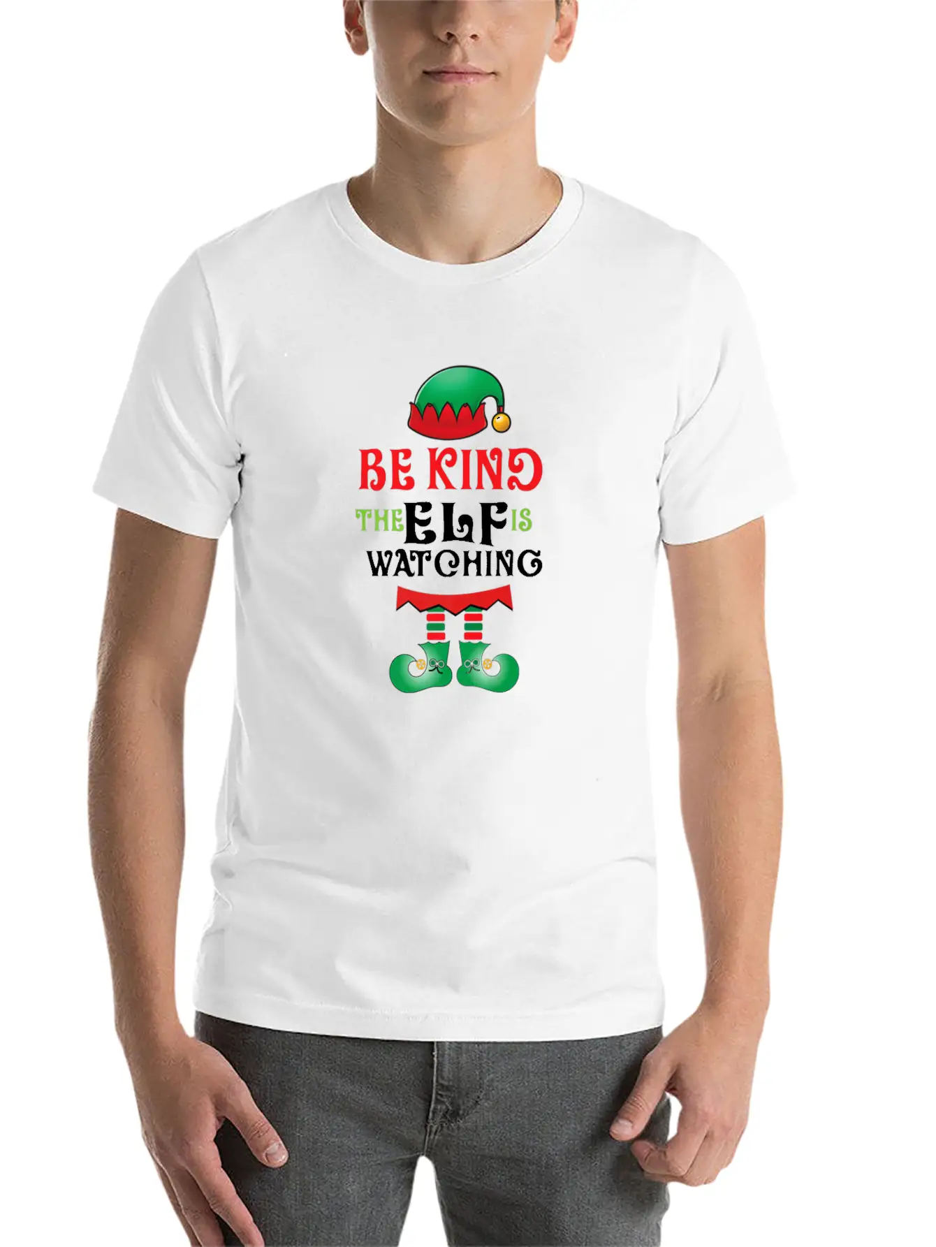 Be Kind Teacher Elf Anti Bullying Kindness Essential Unisex Summer Tee – Soft Cotton Casual Fit