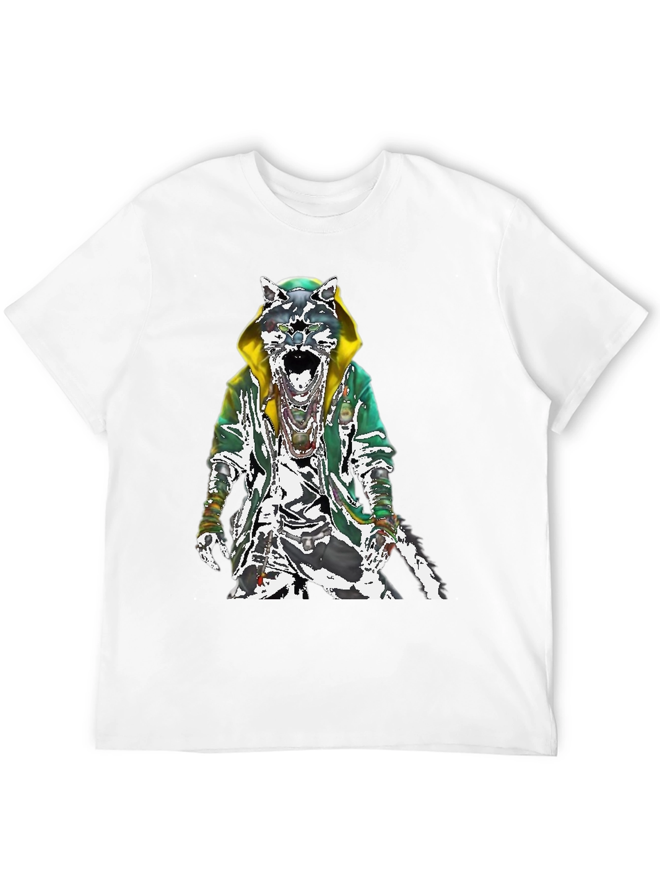 Urban Wolf Graphic Tee - Street Style