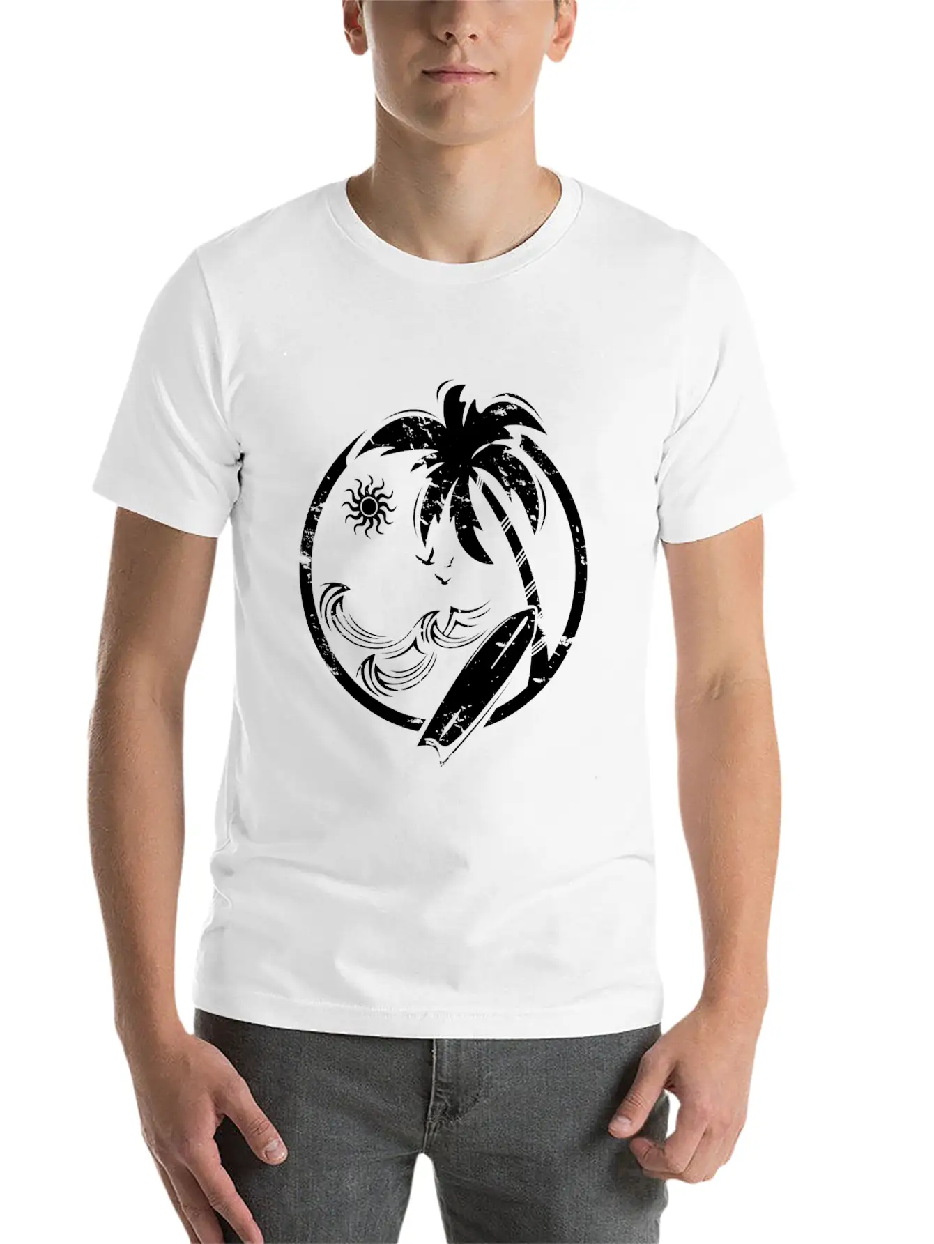 Beach Ocean Surfing Caribbean Hawaii Gift Stylish Everyday T-Shirt – Unisex Basic Cotton Tee