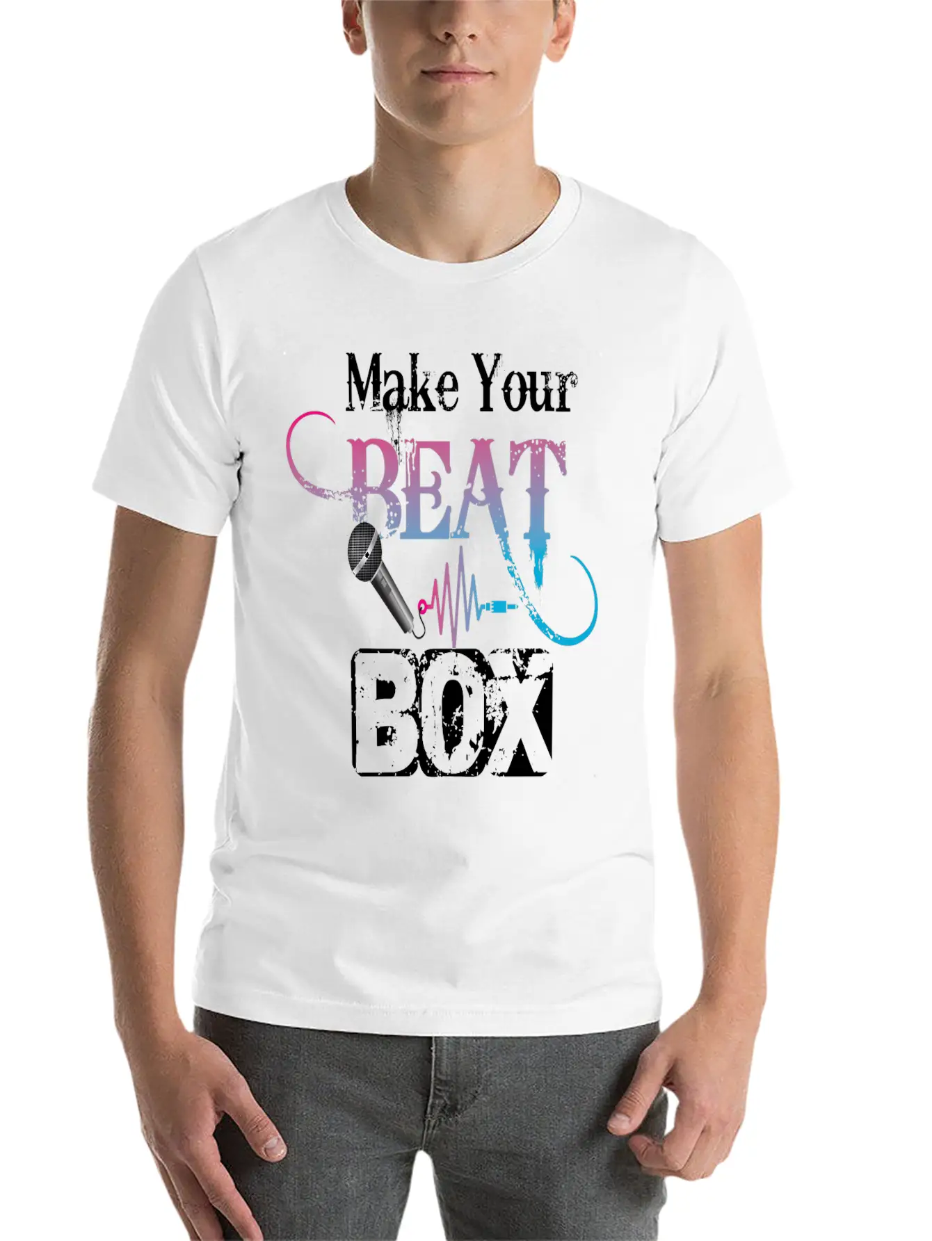 Beatboxing Beatbox Hiphop Fifth Element Of Music Stylish Everyday T-Shirt – Unisex Basic Cotton Tee