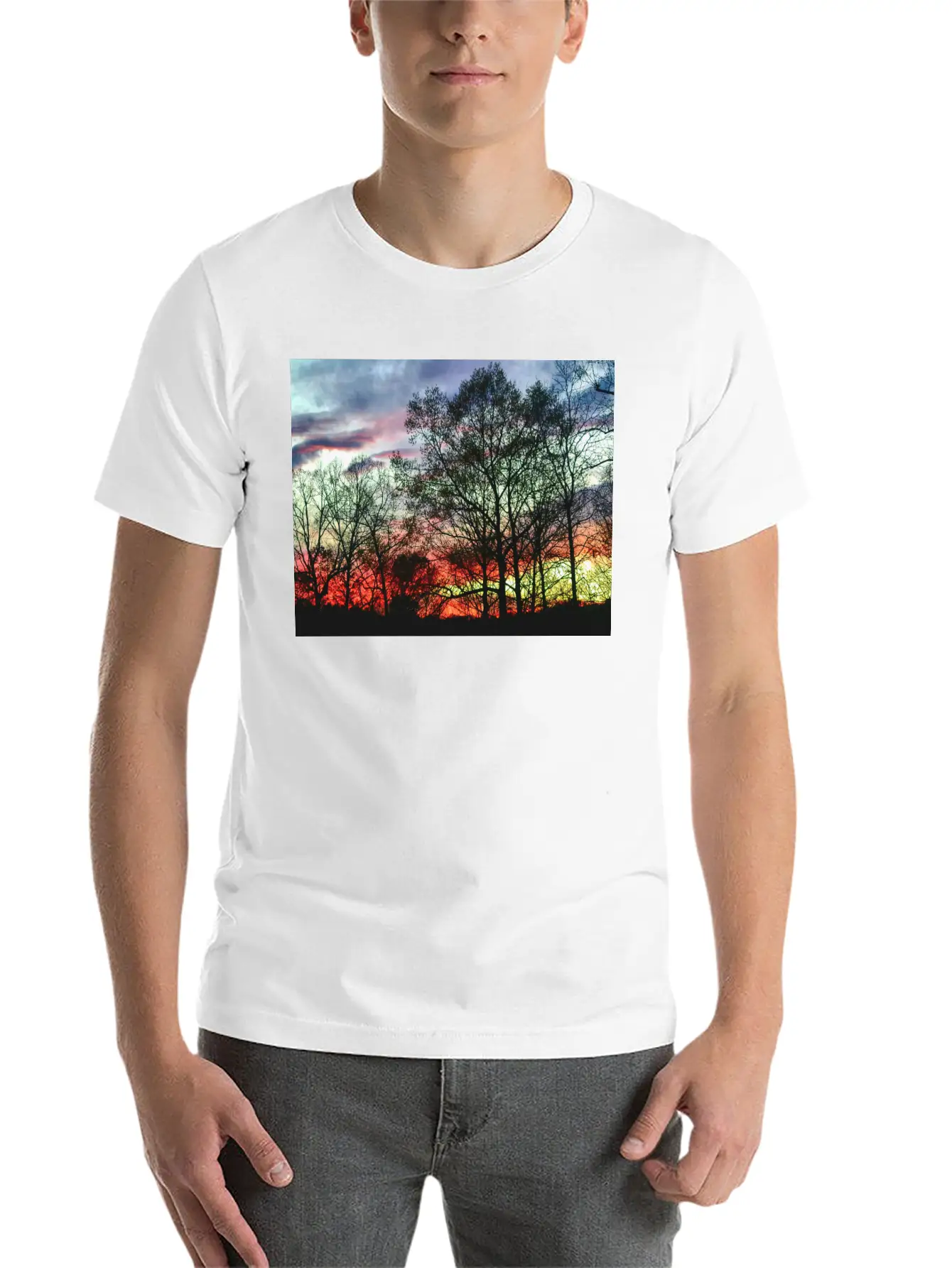 Beautiful Southern Sky T-shirt Stylish Everyday T-Shirt – Unisex Basic Cotton Tee