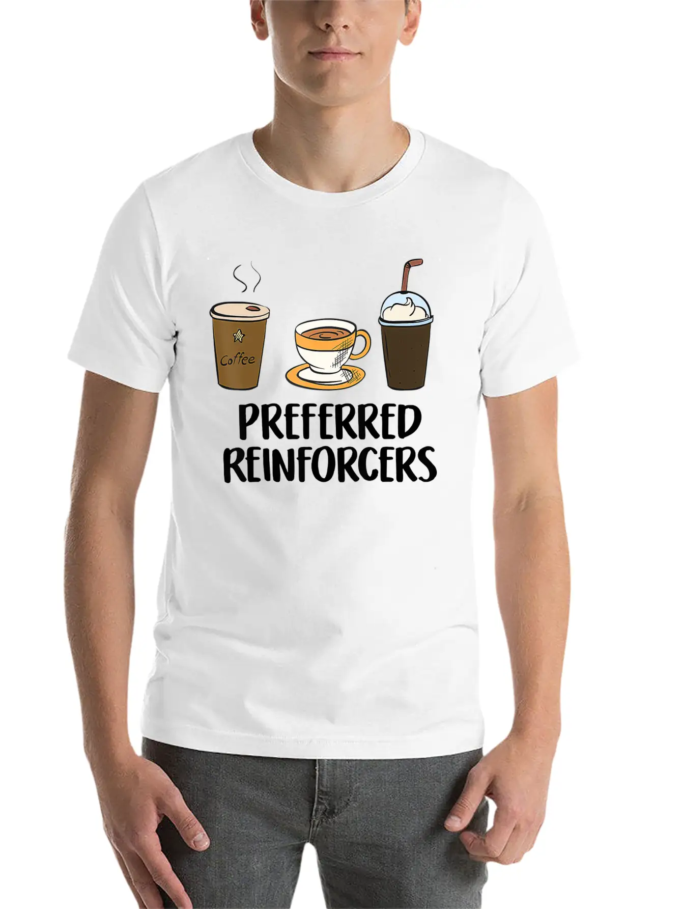 Behavior Analyst Coffee Gift For BCBA RBT ABA Unisex Short Sleeve Soft Cotton T-Shirt – Casual Everyday Wear