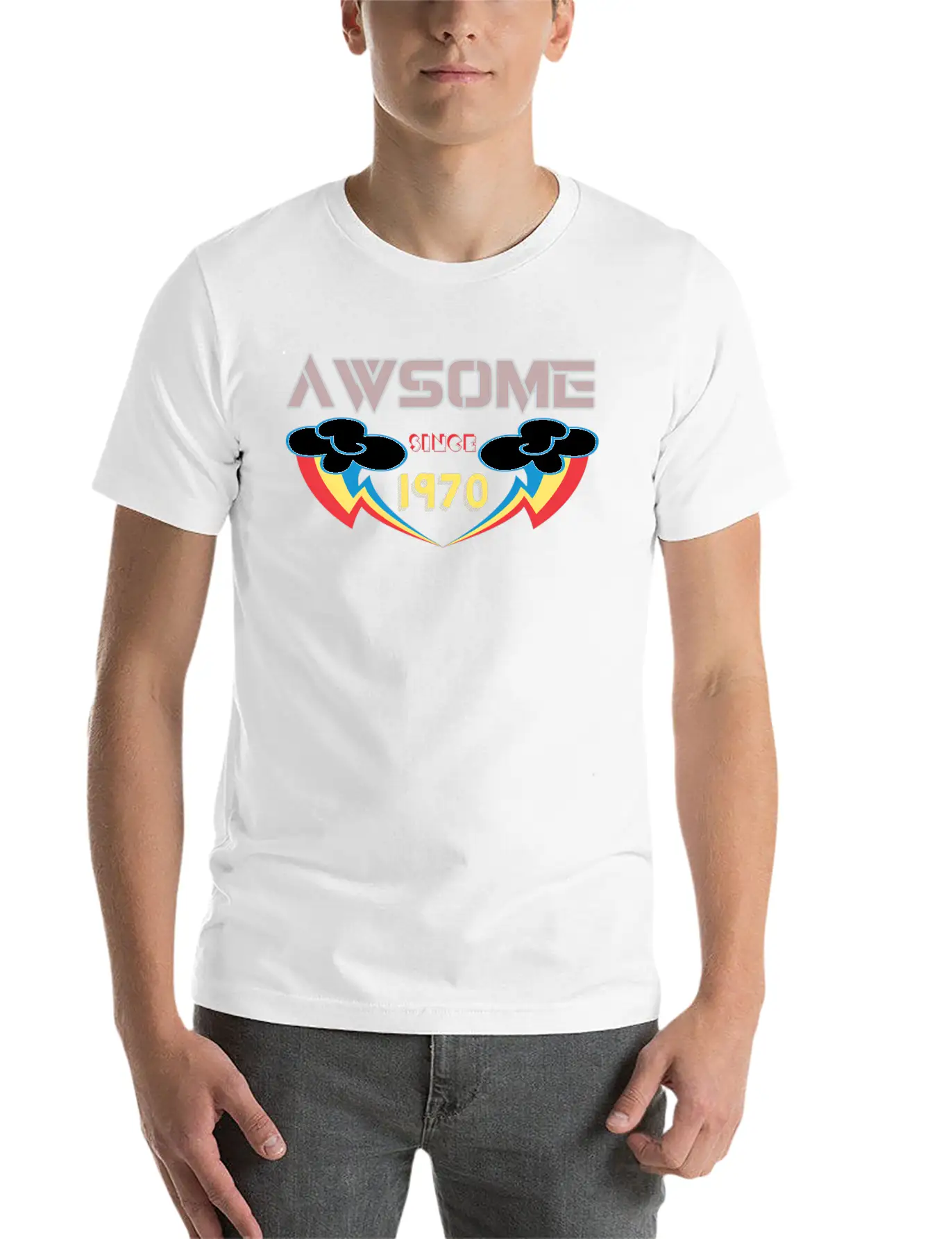 Best For Someone Born In 1970 Unisex Short Sleeve Soft Cotton T-Shirt – Casual Everyday Wear