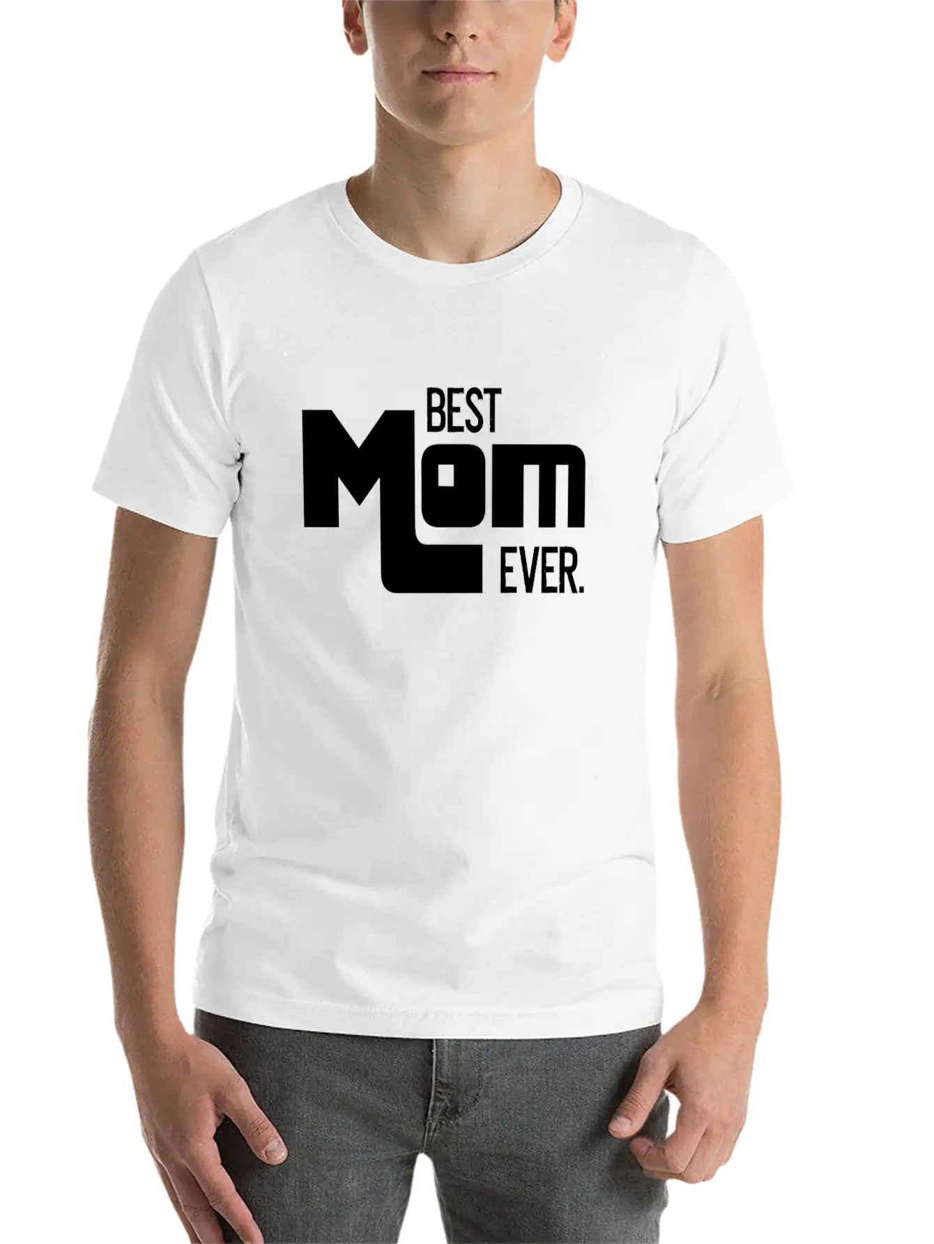 Best Mom Ever Mother's Day Gift Mommy Unisex Short Sleeve Soft Cotton T-Shirt – Casual Everyday Wear