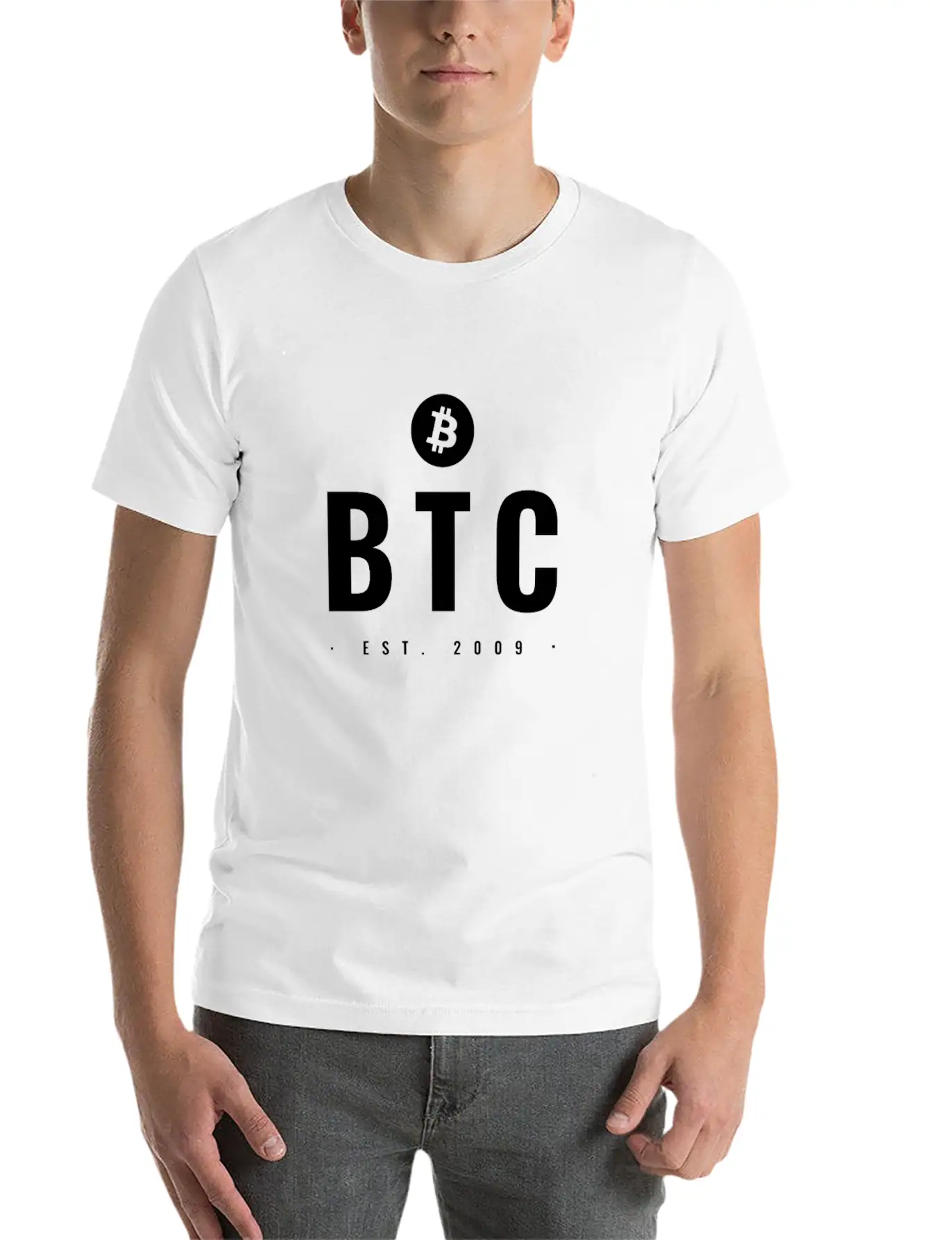Bitcoin BTC HODL Stylish Everyday T-Shirt – Unisex Basic Cotton Tee