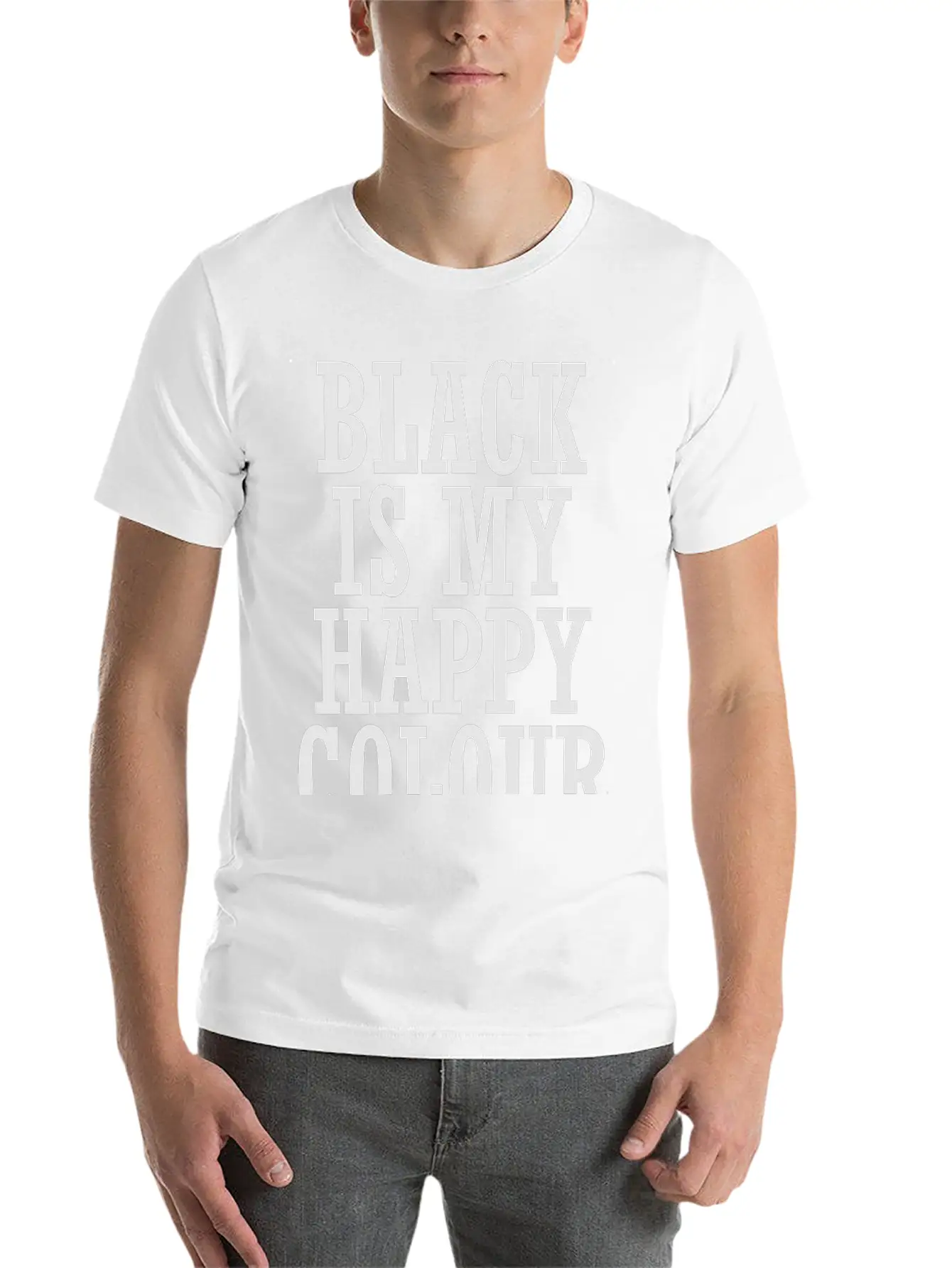 Black Unisex Short Sleeve Soft Cotton T-Shirt – Casual Everyday Wear