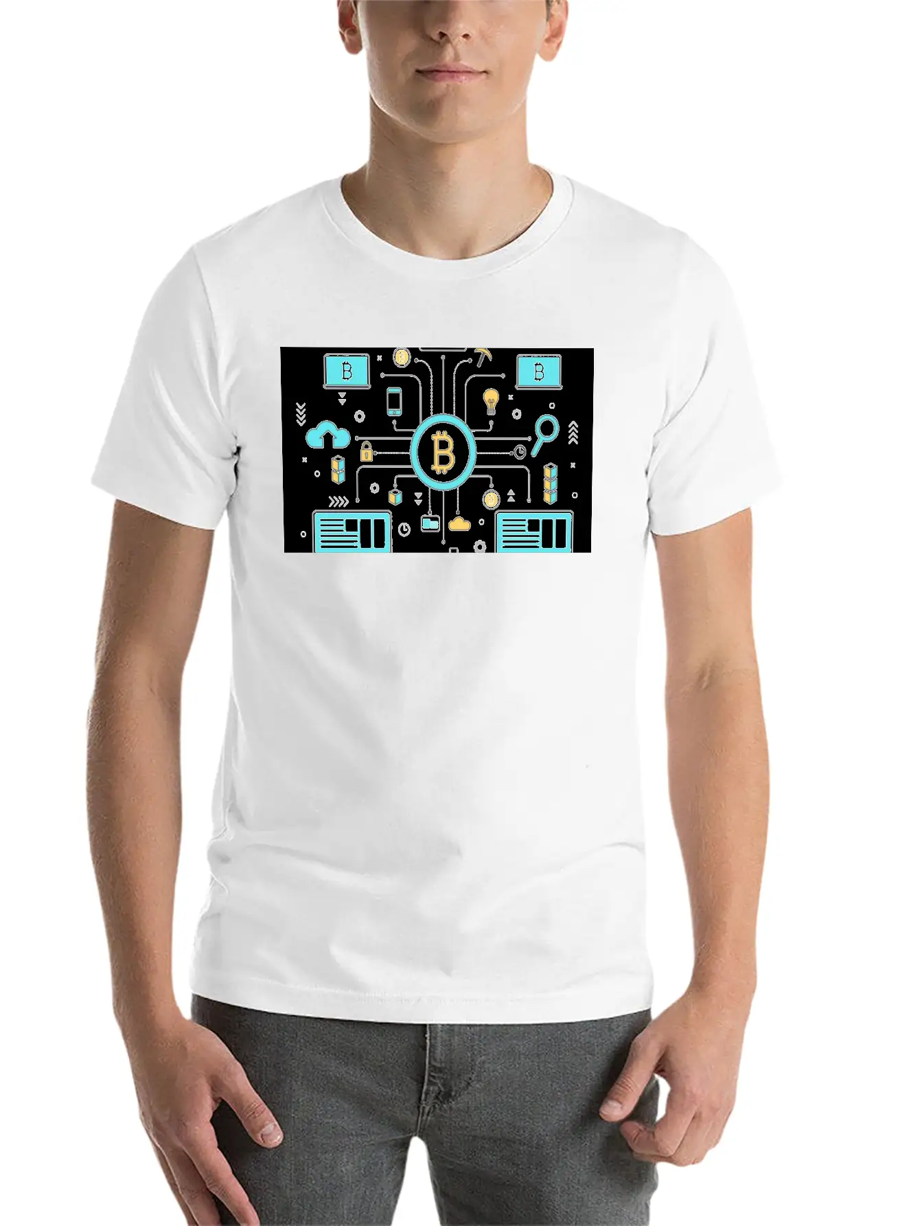 Blockchain Stylish Everyday T-Shirt – Unisex Basic Cotton Tee