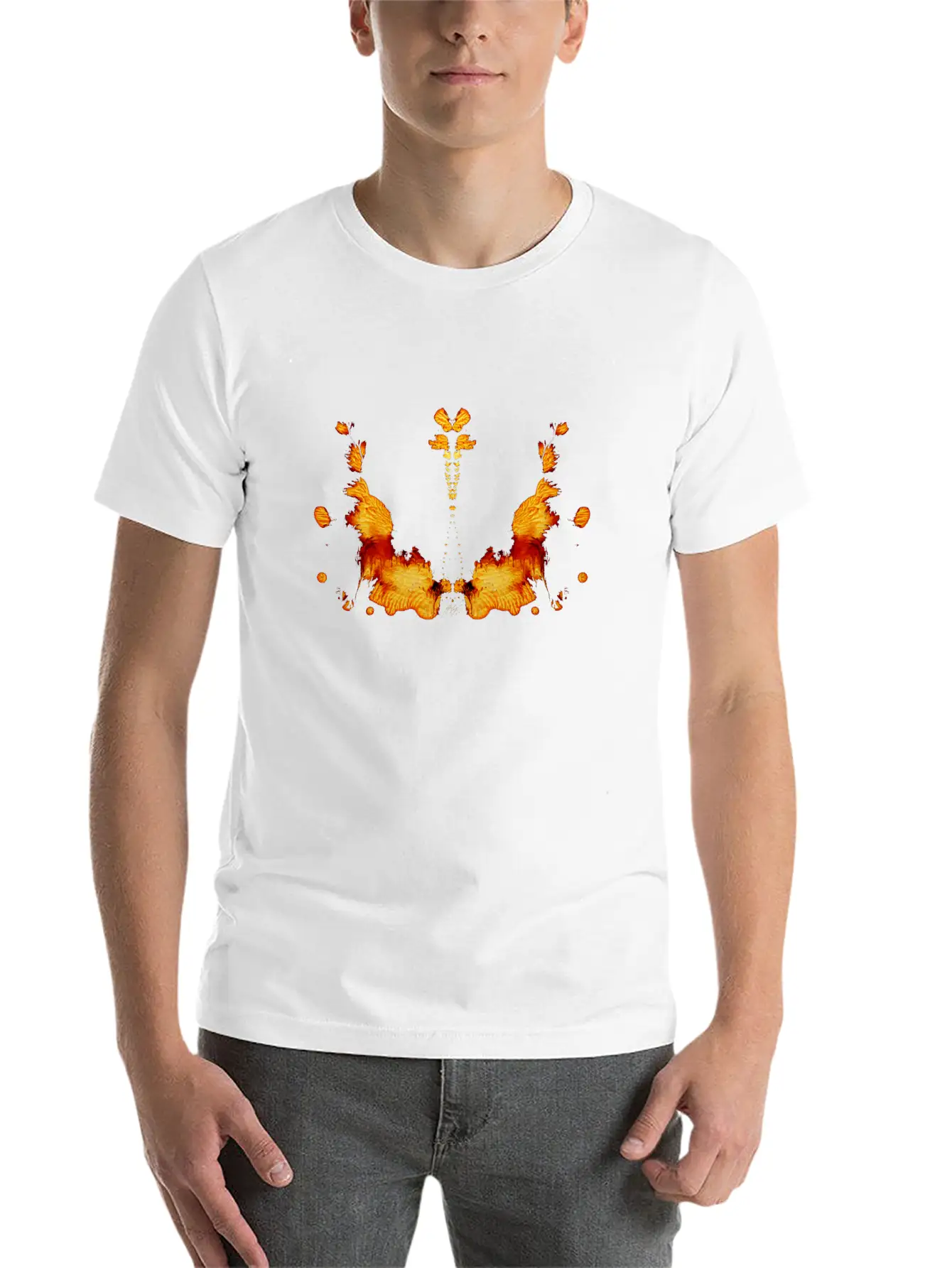 Butterfly Lava Wings Essential Unisex Summer Tee – Soft Cotton Casual Fit