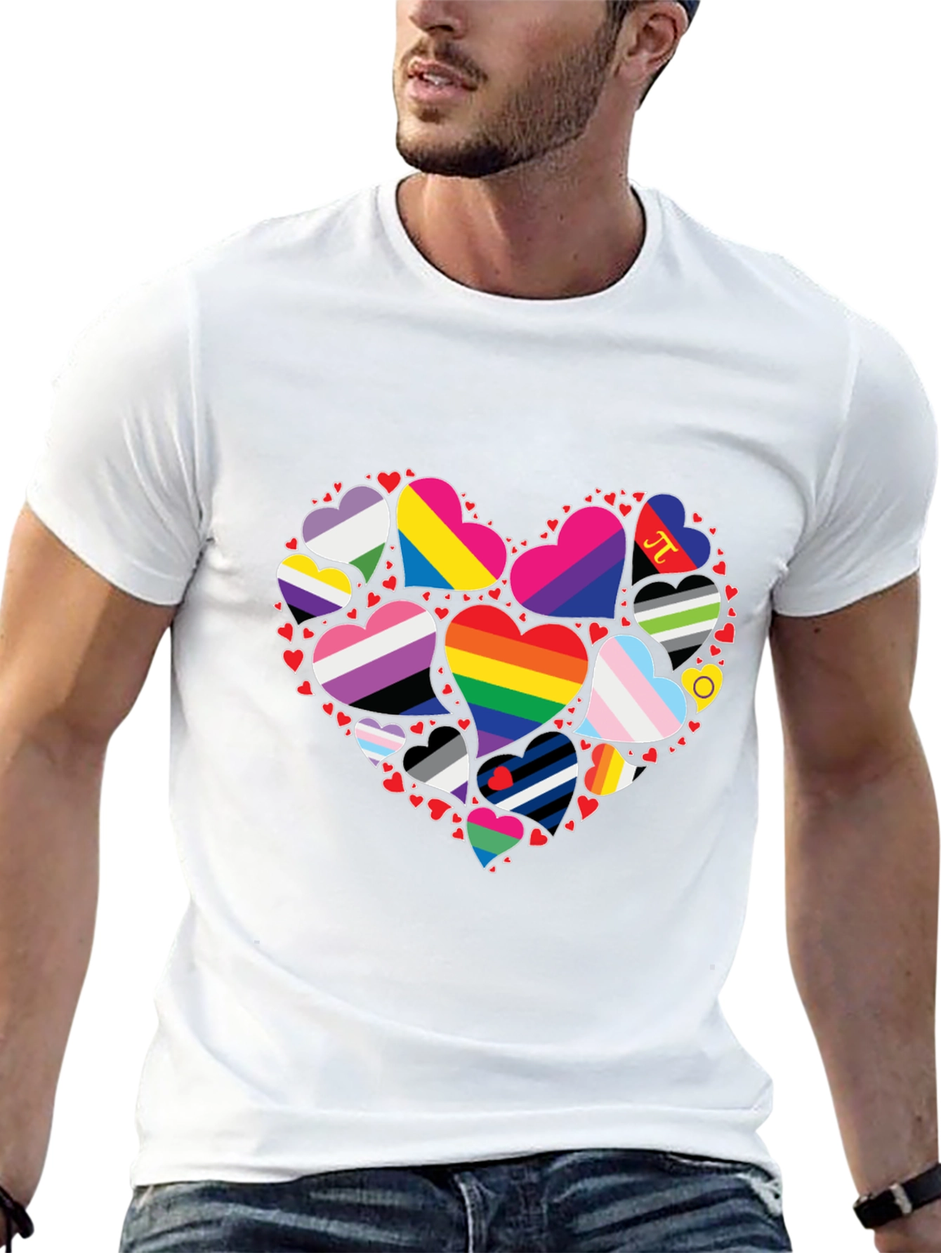 Pride Heart T-Shirt - LGBTQ+ Love & Acceptance