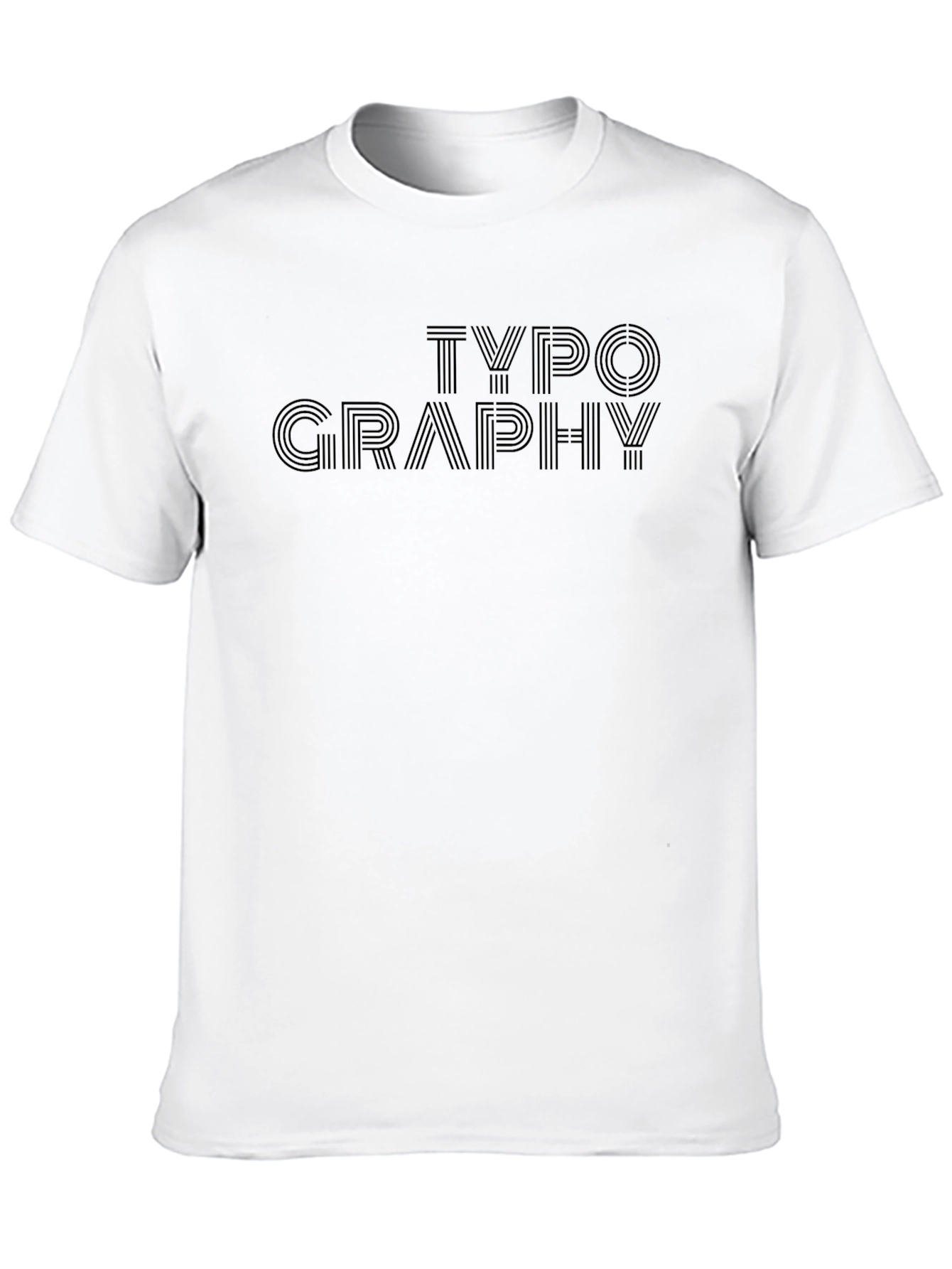Typography Black T-Shirt