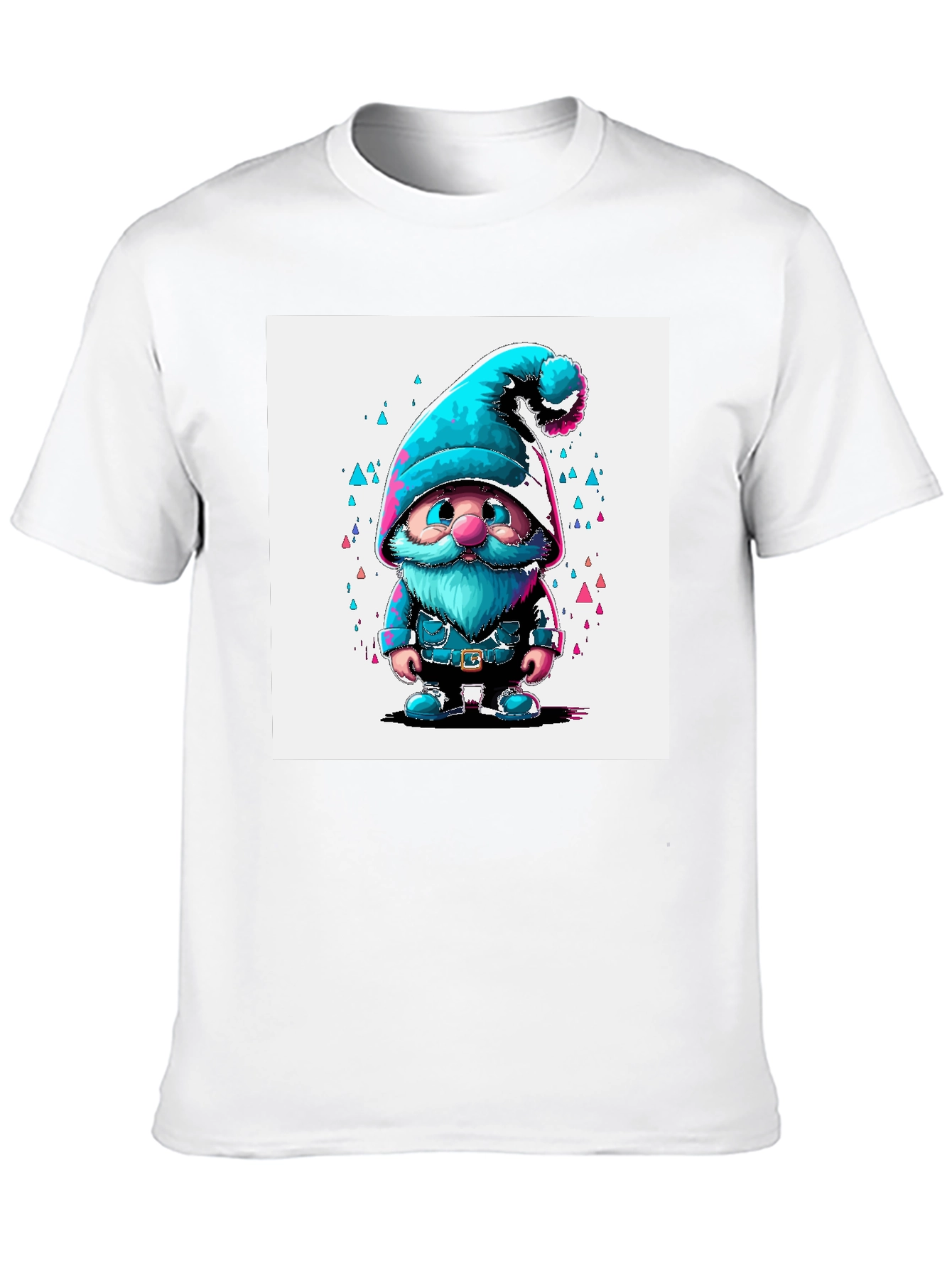 Gnome Graphic Tee - Stylish Black Cotton T-Shirt
