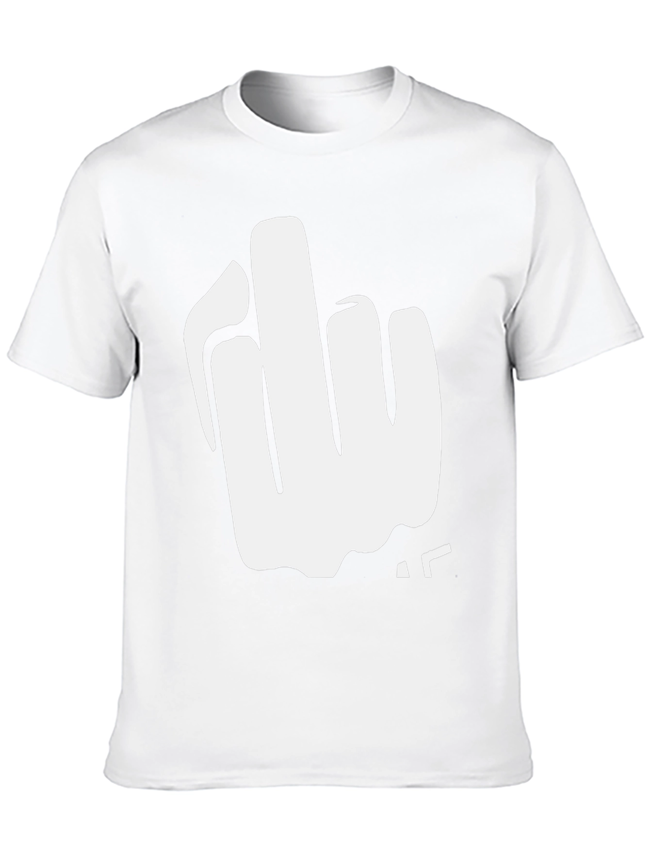 Bold Graphic Tee: Middle Finger Statement Shirt