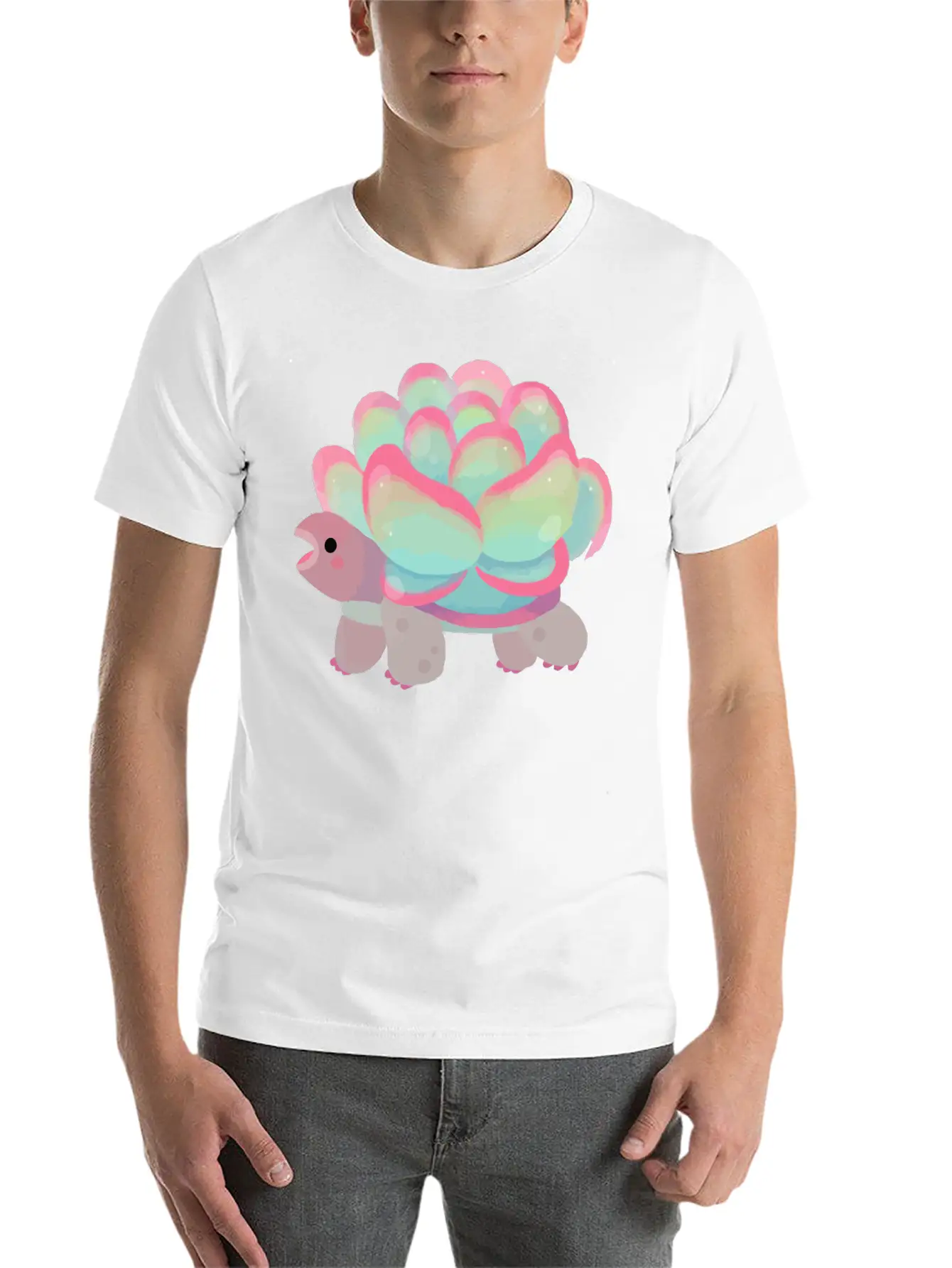 Cactus Tortoise Timeless Short Sleeve Tee – Comfy And Minimalist Design