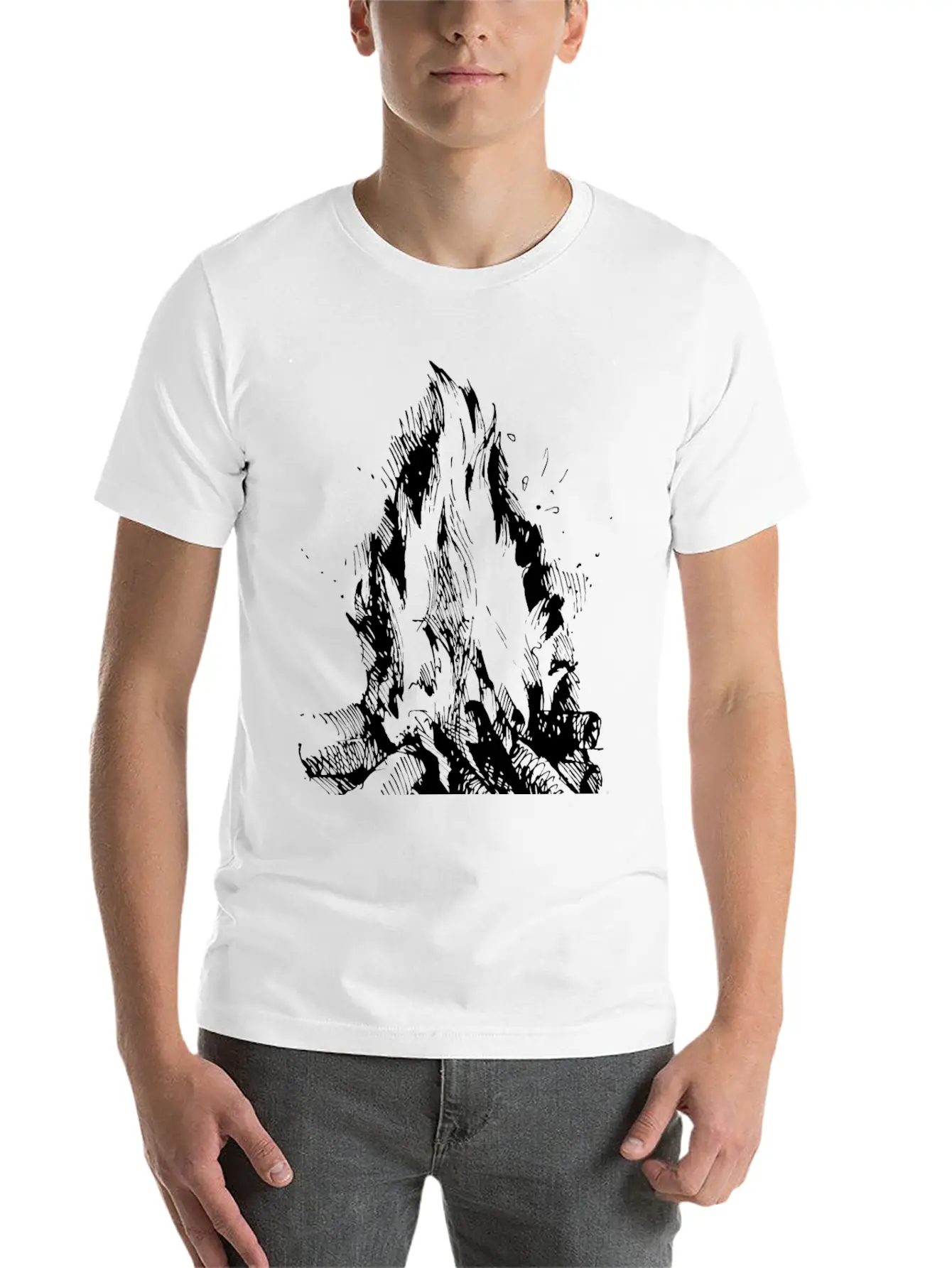 Campfire Timeless Short Sleeve Tee – Comfy And Minimalist Design