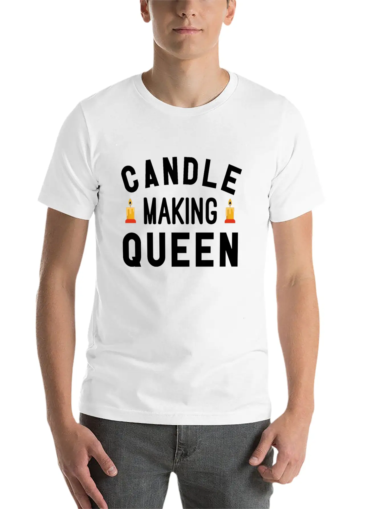 Candle Making Queen Wax Candle Maker Timeless Short Sleeve Tee – Comfy And Minimalist Design