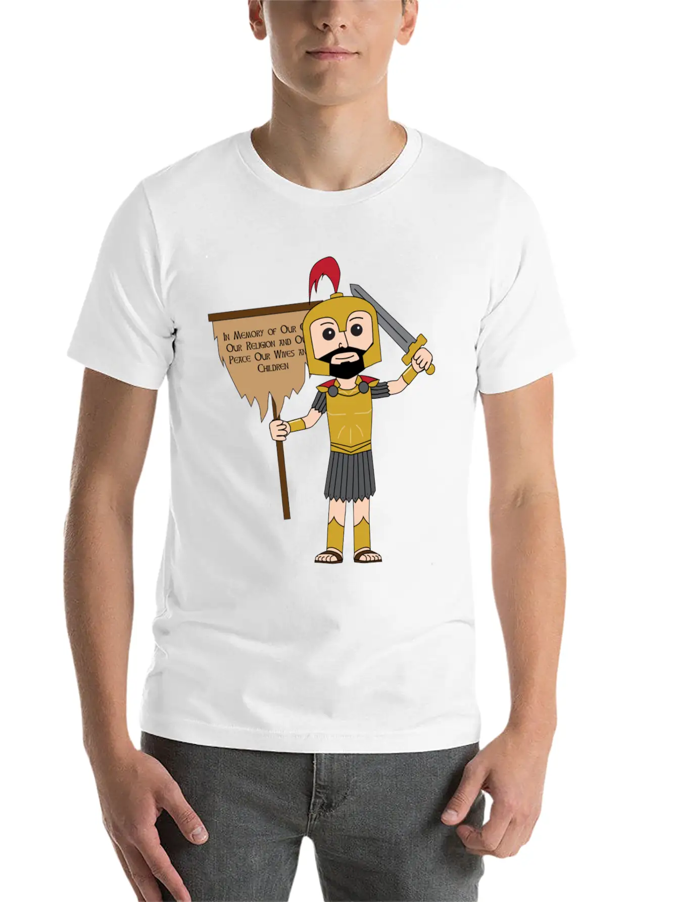 Captain Moroni With Title Of Liberty Essential Unisex Summer Tee – Soft Cotton Casual Fit