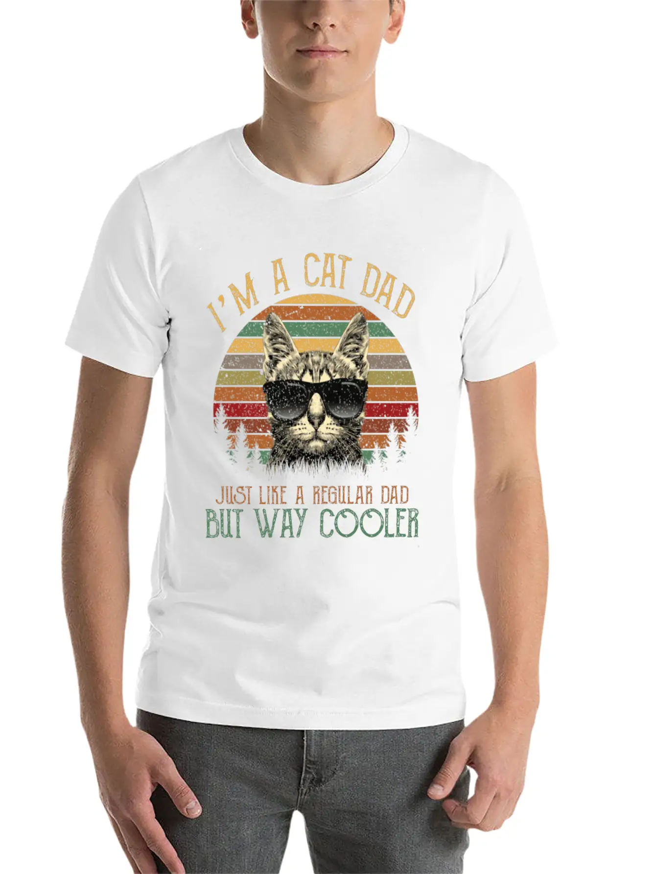 Cat Lovers/Cat Lover Art/Cat Lover Clothing Unisex Casual T-Shirt – Clean Design For Daily Comfort