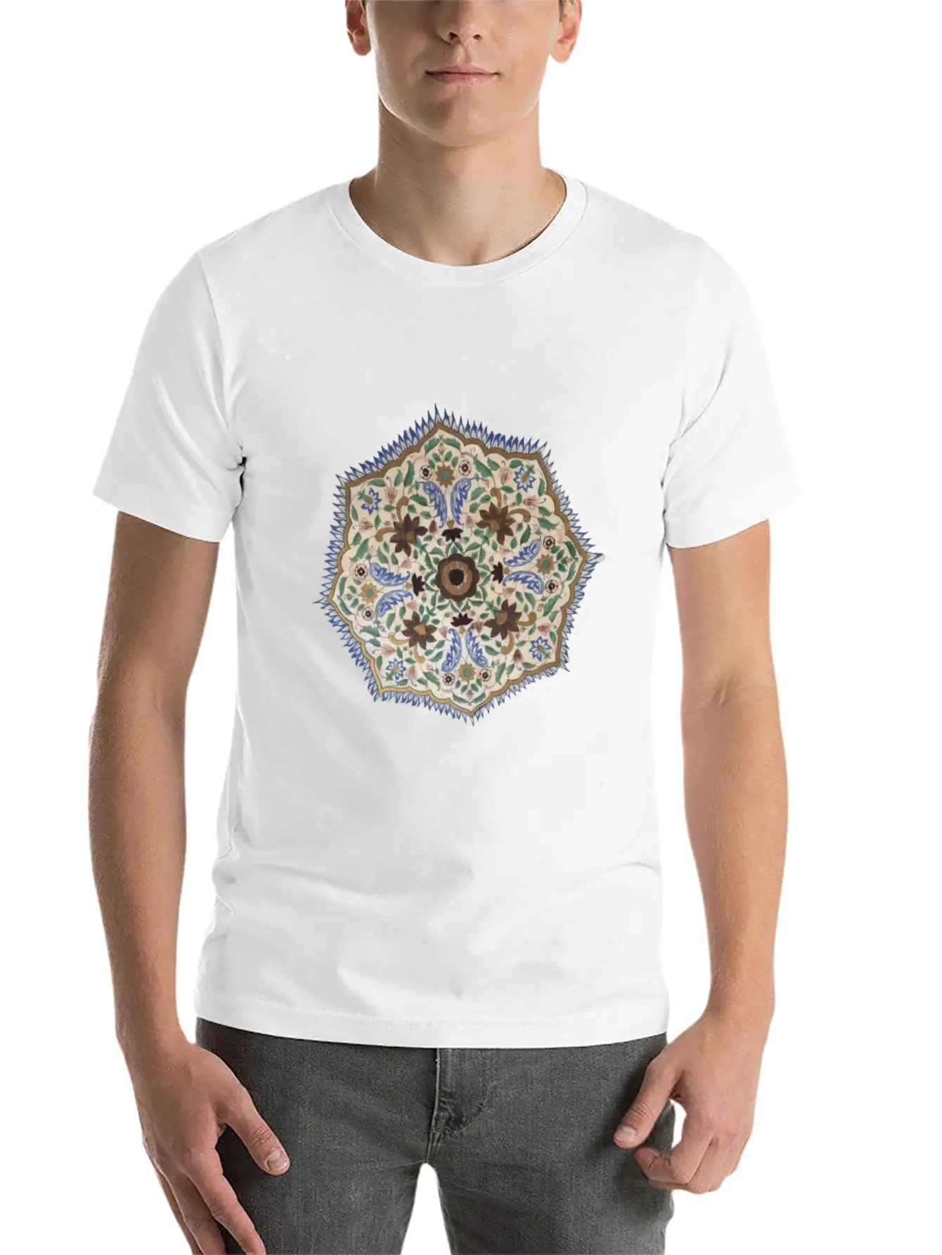 Chakra On Chest Timeless Short Sleeve Tee – Comfy And Minimalist Design