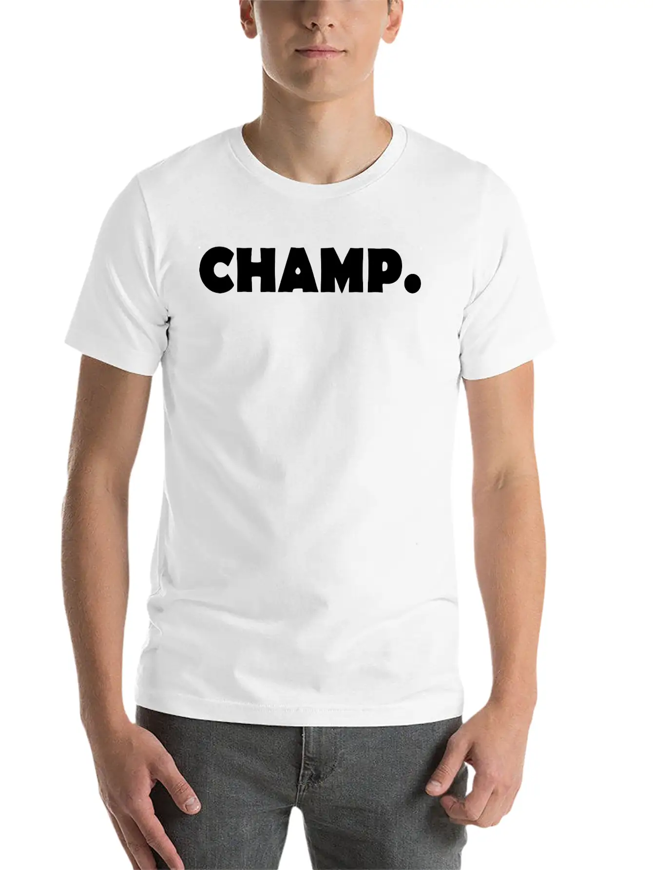 CHAMP Comfortable Minimalist Graphic Tee – Summer Style Essential
