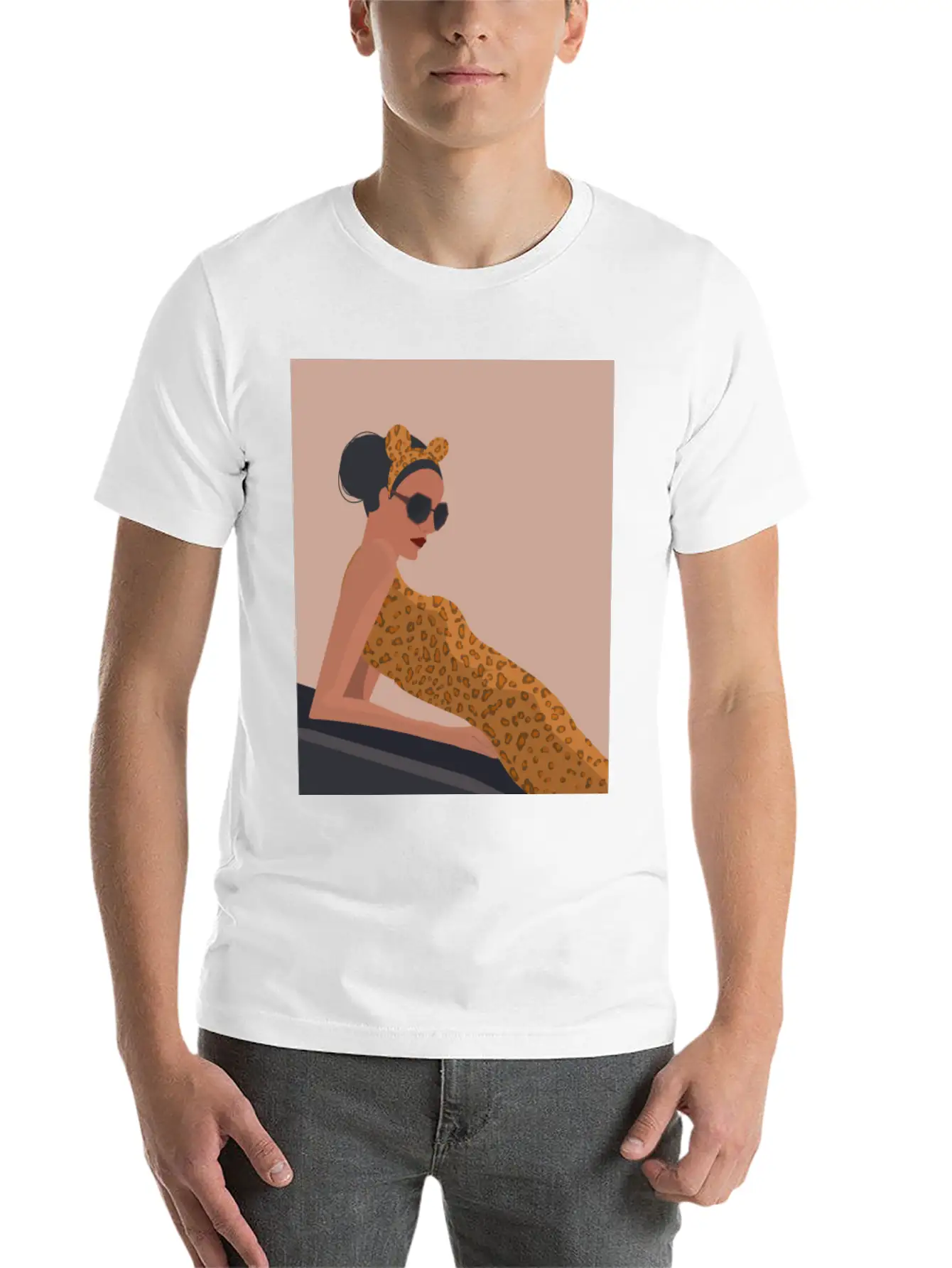 Cheetah Fashion Girl Essential Unisex Summer Tee – Soft Cotton Casual Fit