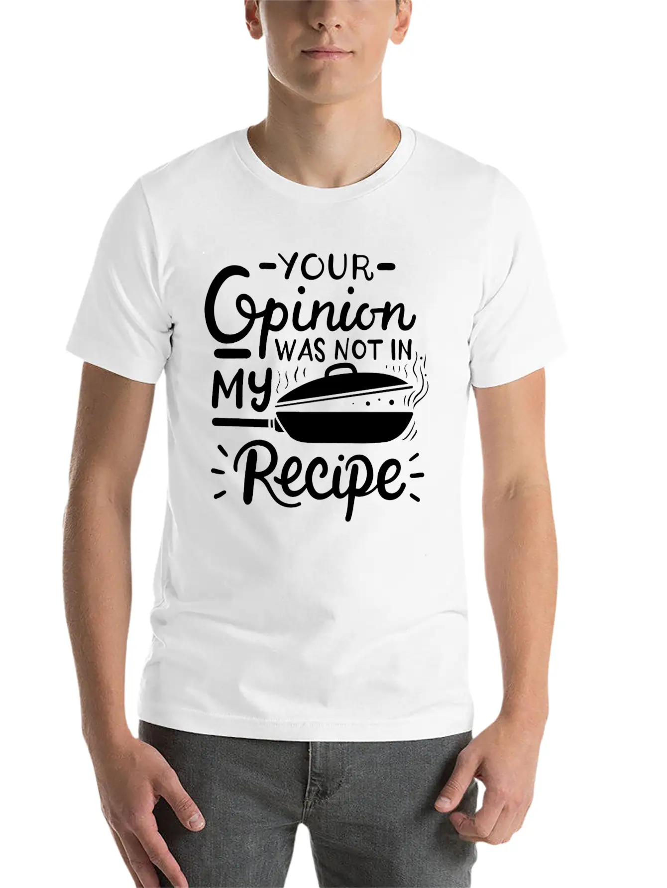 Chef Cook Recipe Cooking Unisex Casual T-Shirt – Clean Design For Daily Comfort