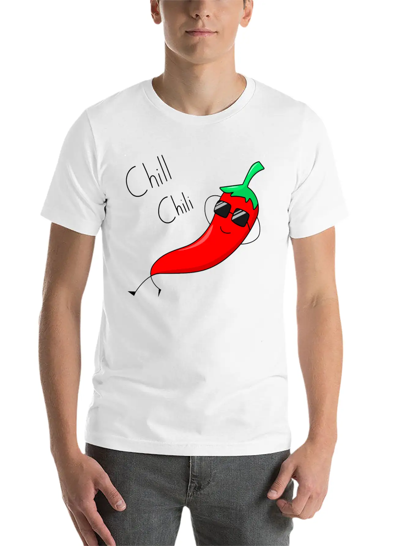 Chill Chili Spicy Essential Unisex Summer Tee – Soft Cotton Casual Fit