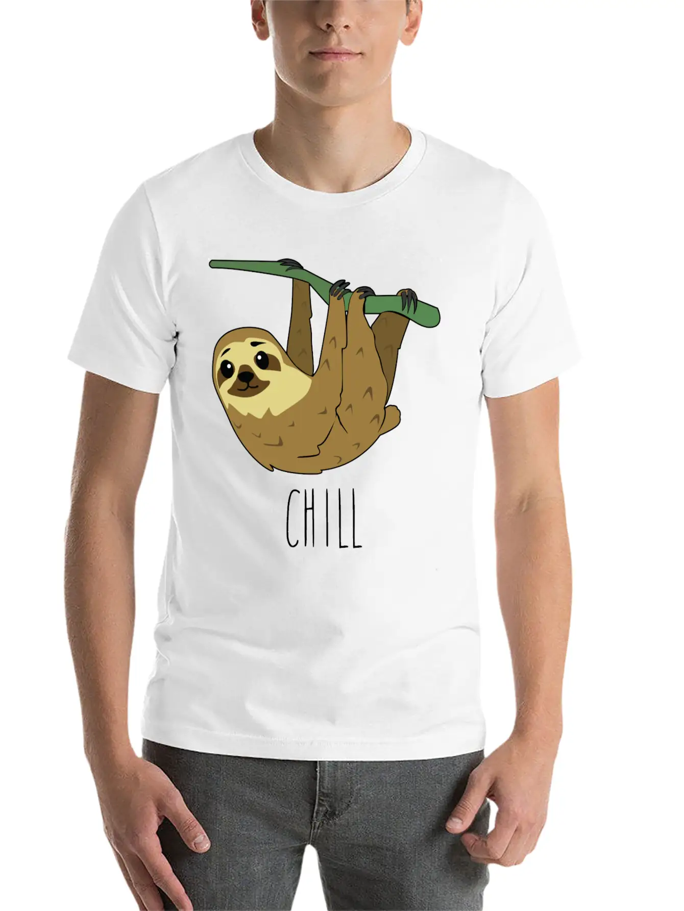 CHILL Sloth Timeless Short Sleeve Tee – Comfy And Minimalist Design