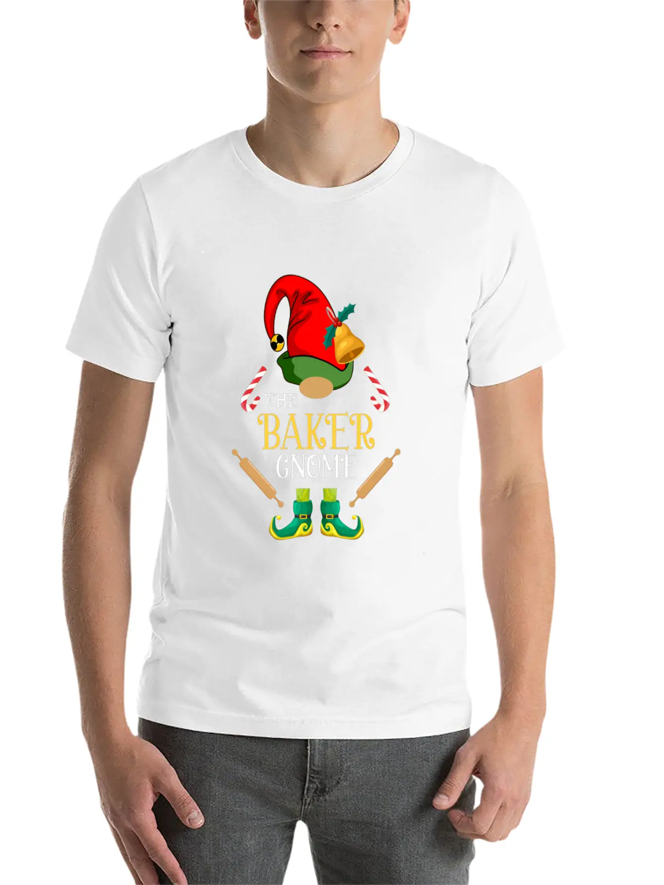 Chistmas Season The BakerGnome Stylish Everyday T-Shirt – Unisex Basic Cotton Tee