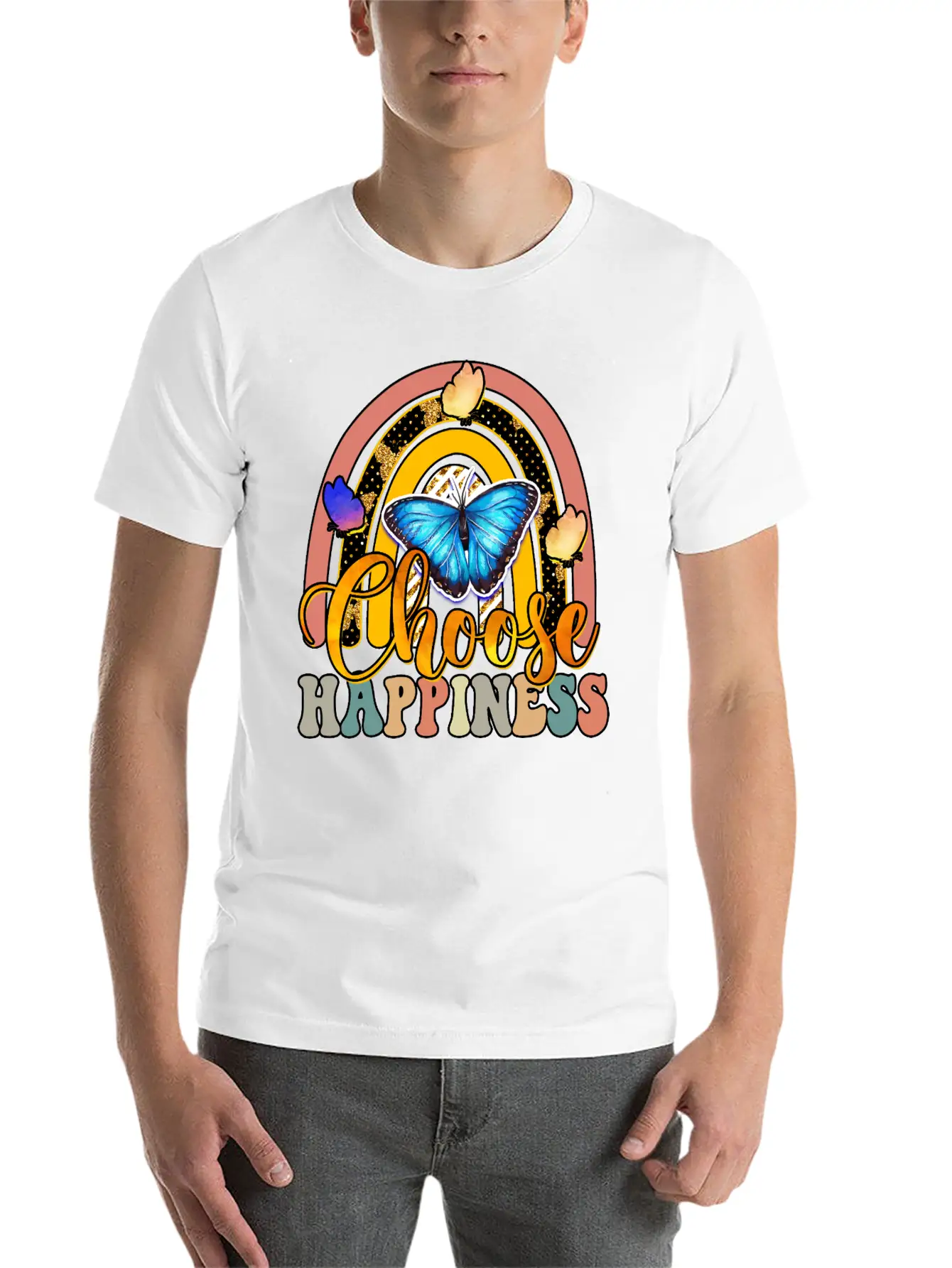 Choose Happiness Timeless Short Sleeve Tee – Comfy And Minimalist Design