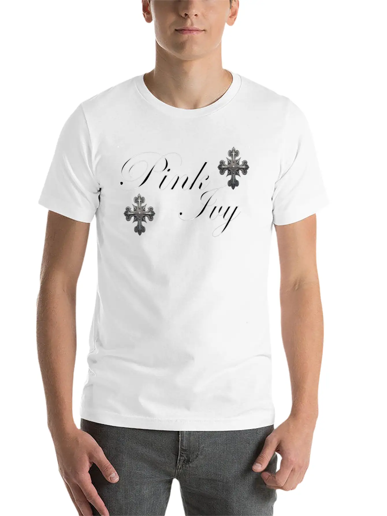 CHROME X PINK IVY Essential Unisex Summer Tee – Soft Cotton Casual Fit