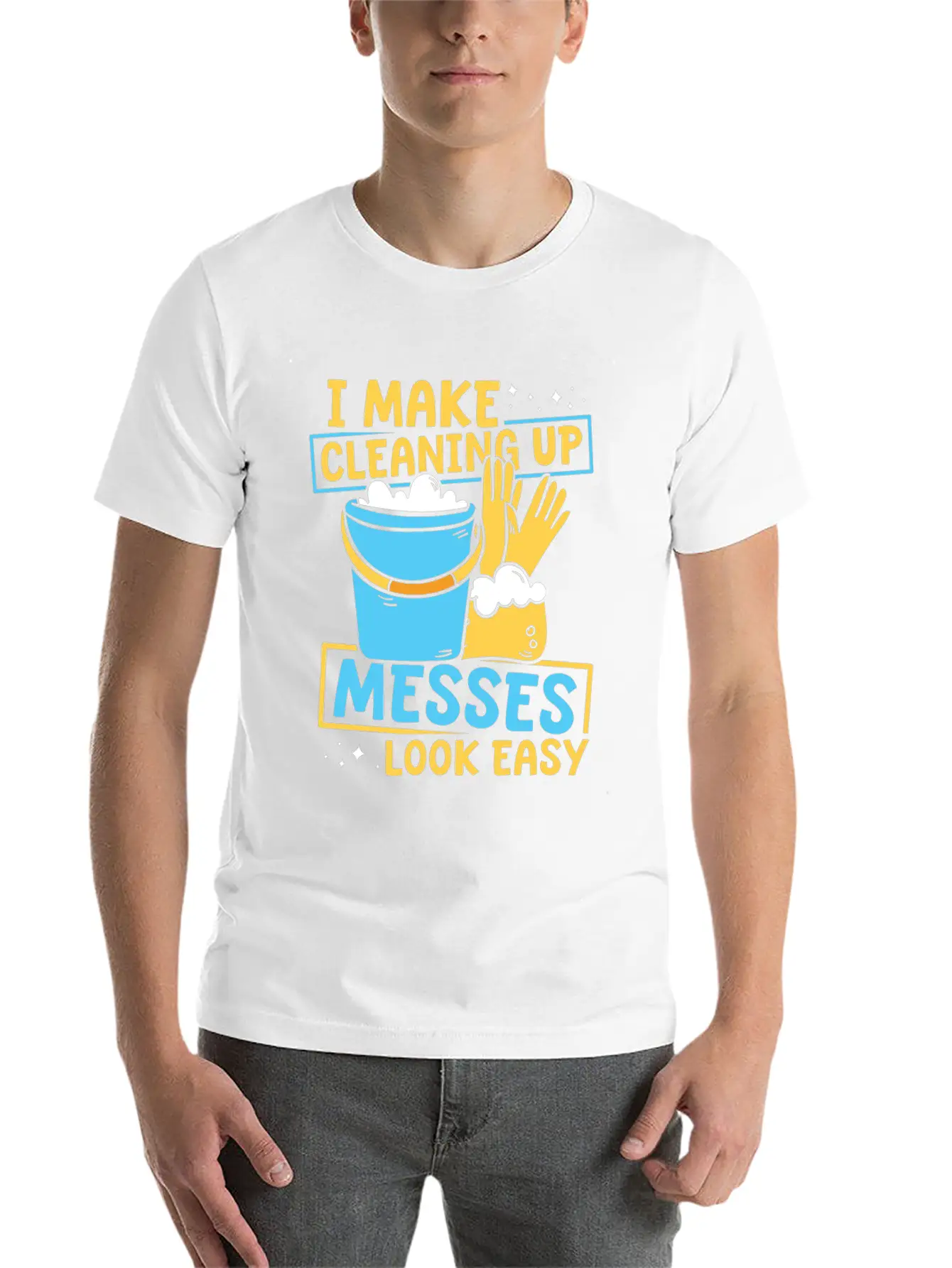 Cleaner Stylish Everyday T-Shirt – Unisex Basic Cotton Tee