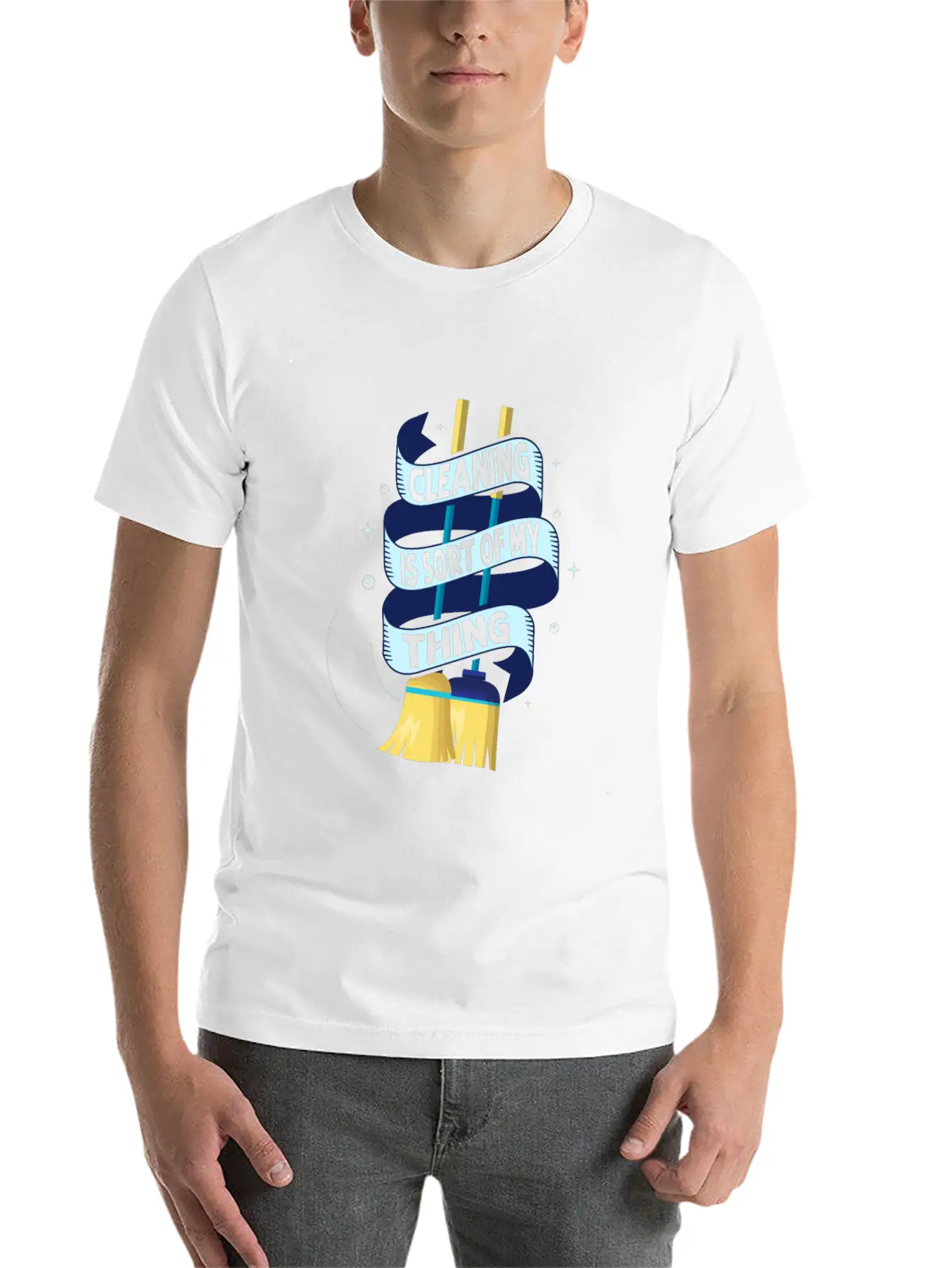 Cleaning Is Sort Of My Thing Cleaner Housekeeping Timeless Short Sleeve Tee – Comfy And Minimalist Design