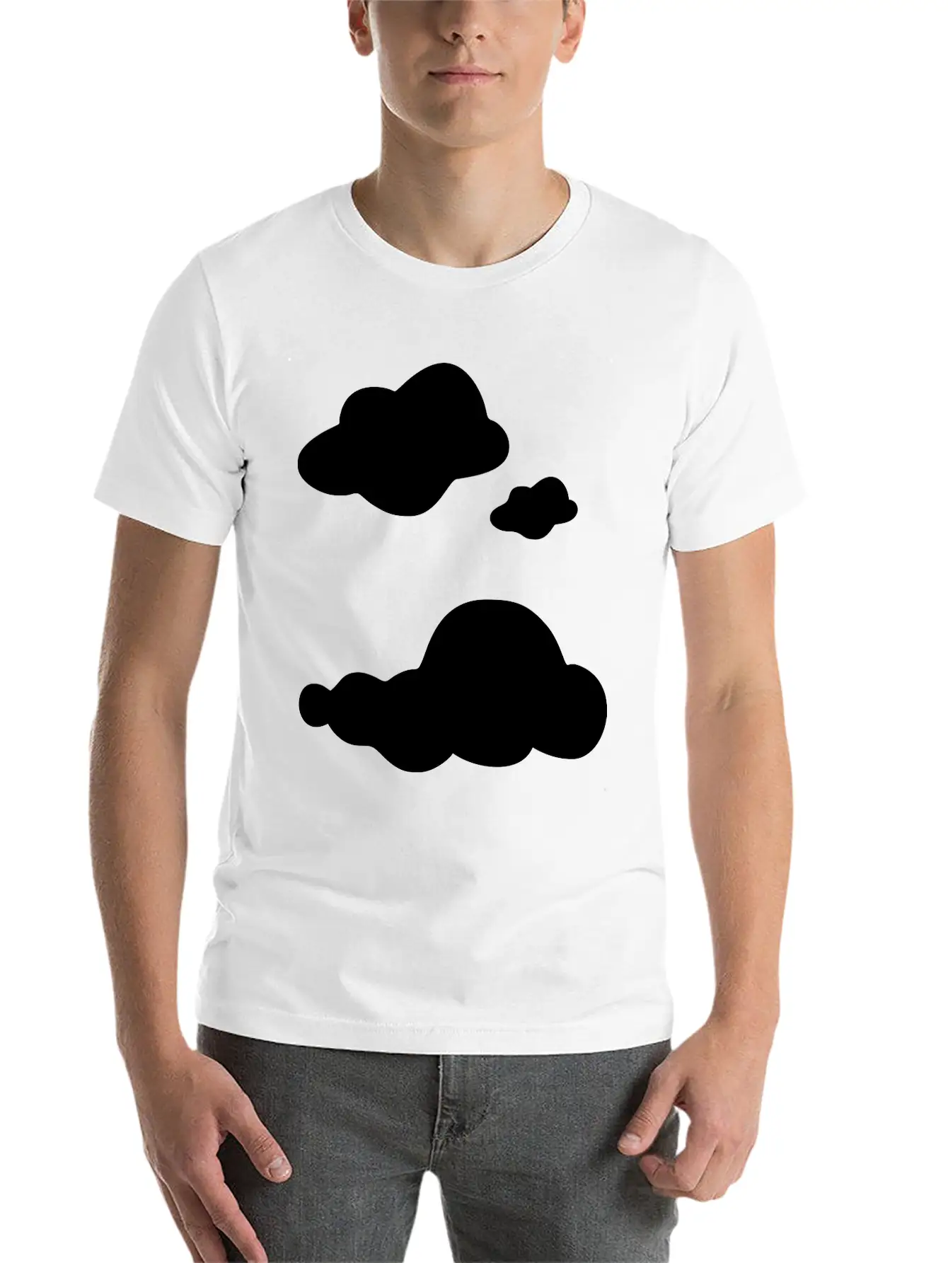 Cloud Field Unisex Short Sleeve Soft Cotton T-Shirt – Casual Everyday Wear