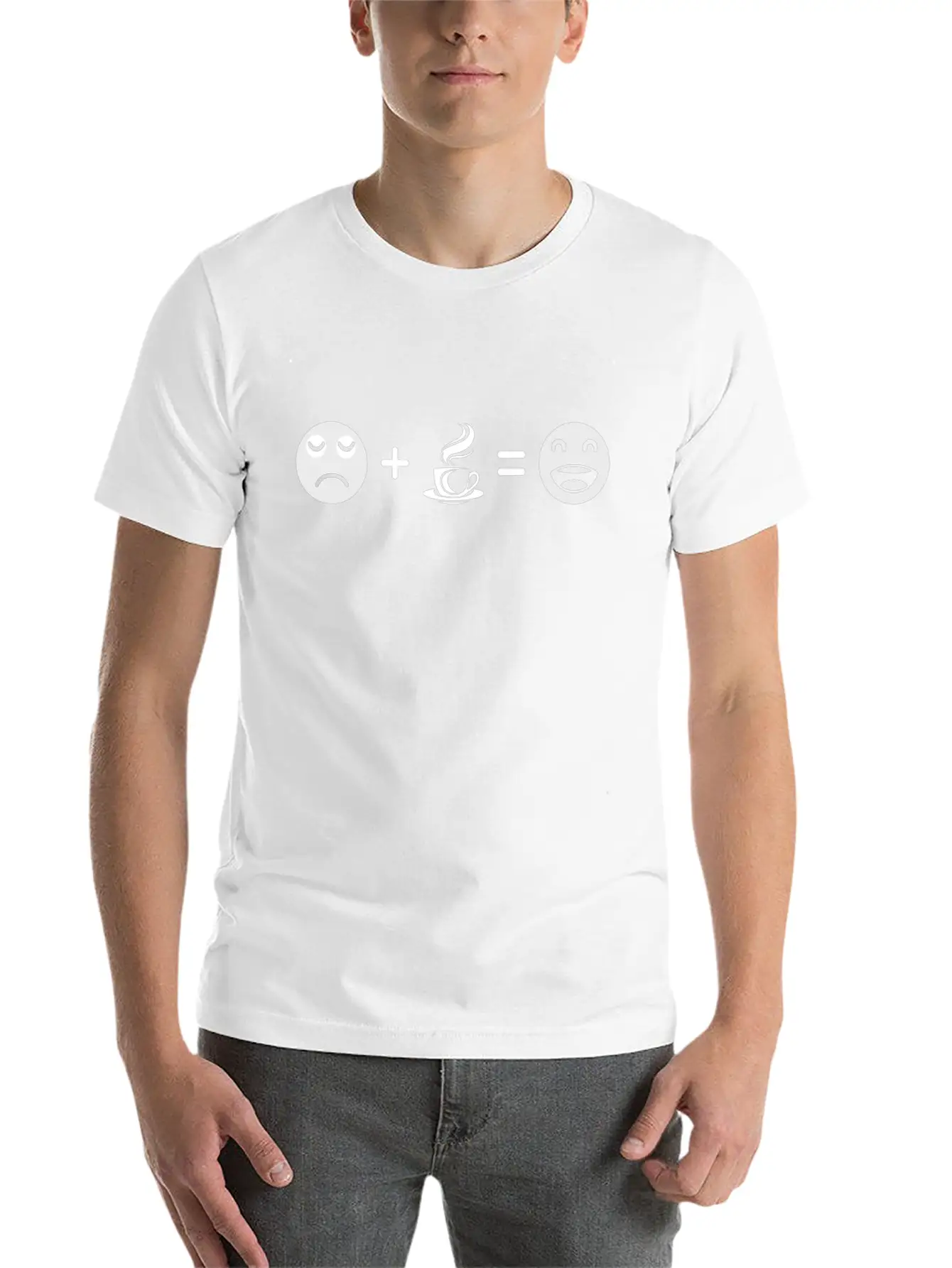 Coffee Comfortable Minimalist Graphic Tee – Summer Style Essential