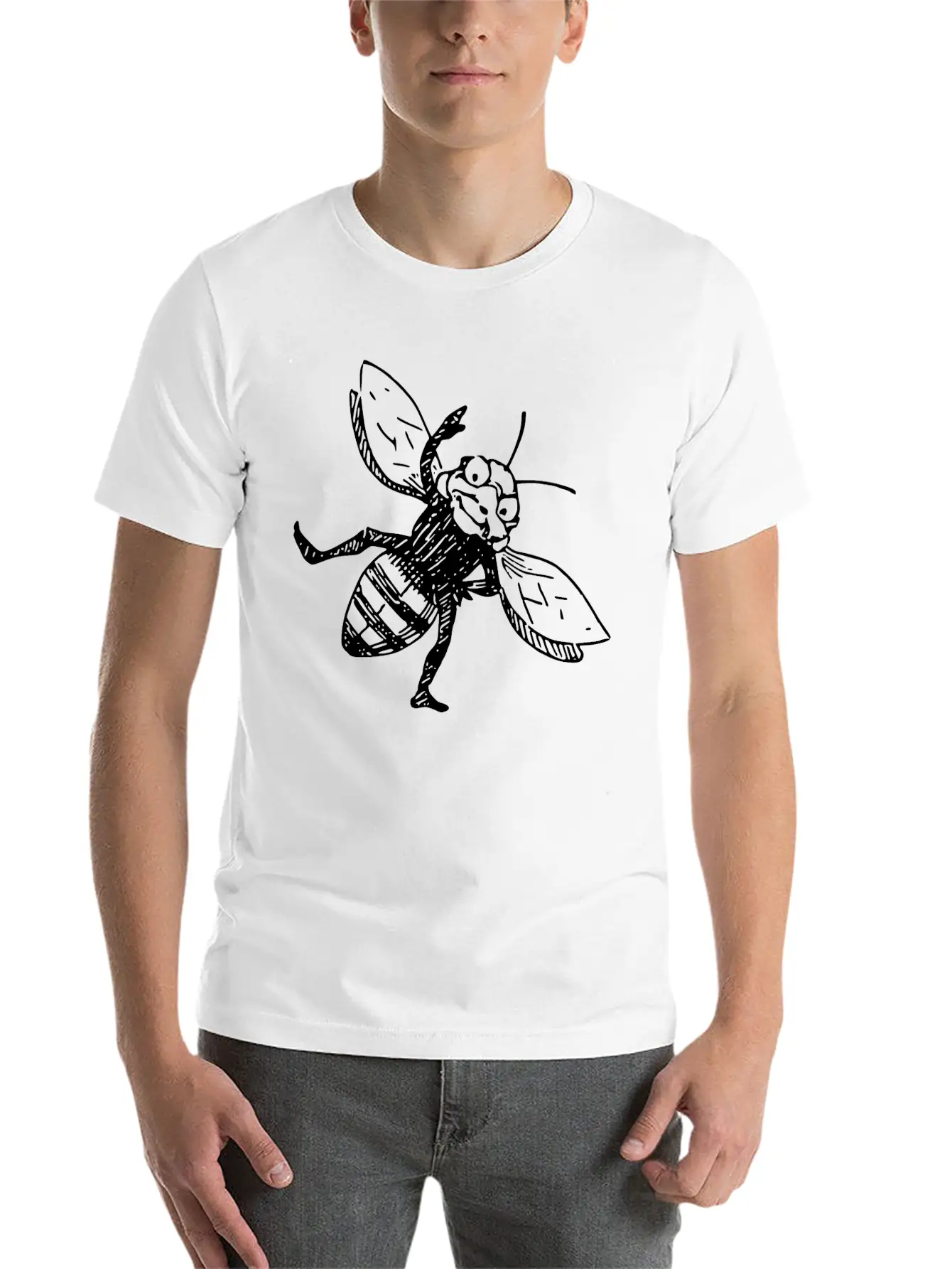 Comic Character 208 Stylish Everyday T-Shirt – Unisex Basic Cotton Tee
