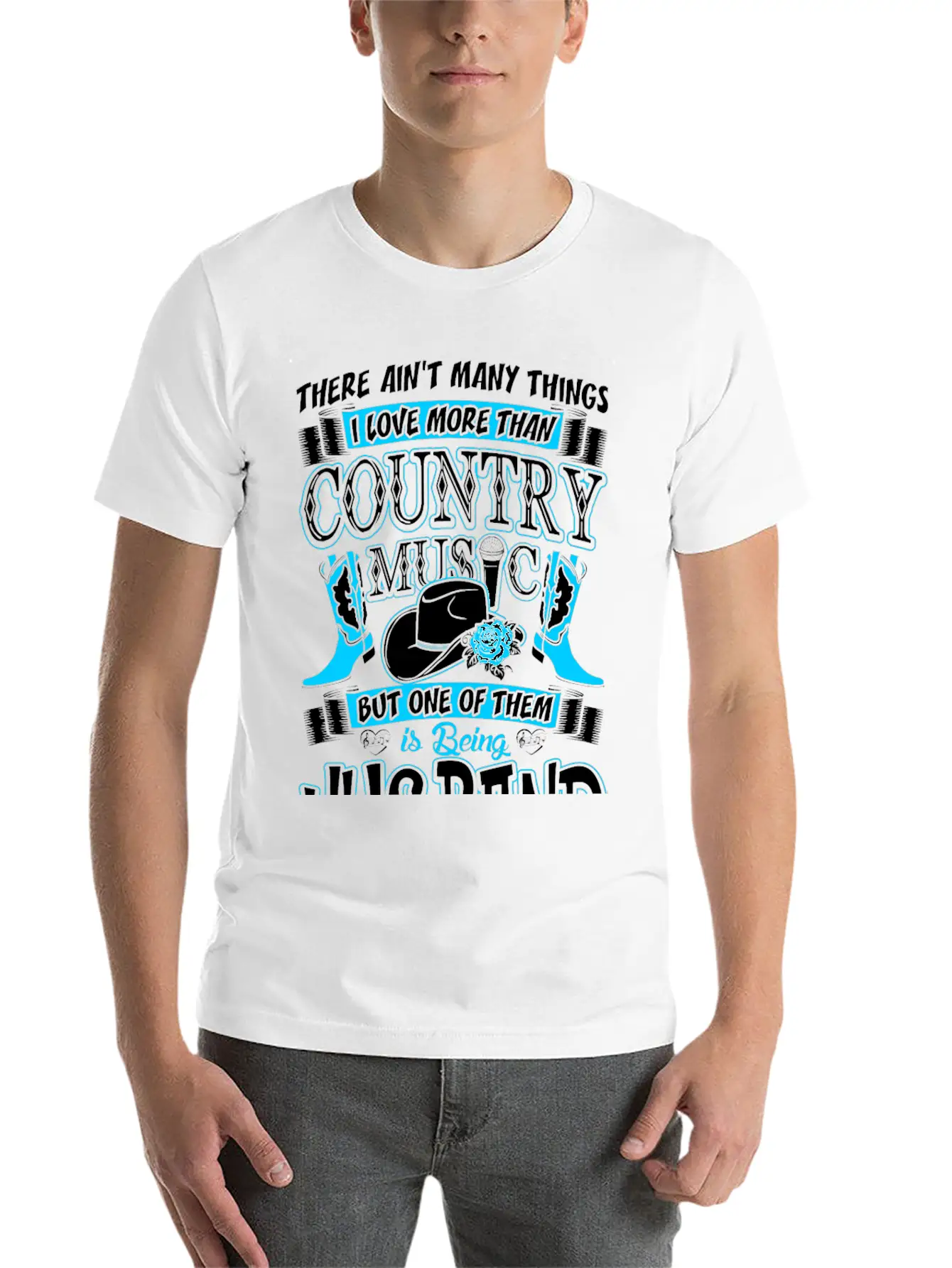Country Music Husband Stylish Everyday T-Shirt – Unisex Basic Cotton Tee