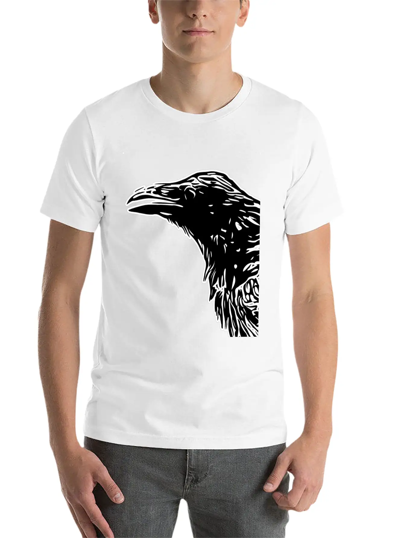 Crow Timeless Short Sleeve Tee – Comfy And Minimalist Design