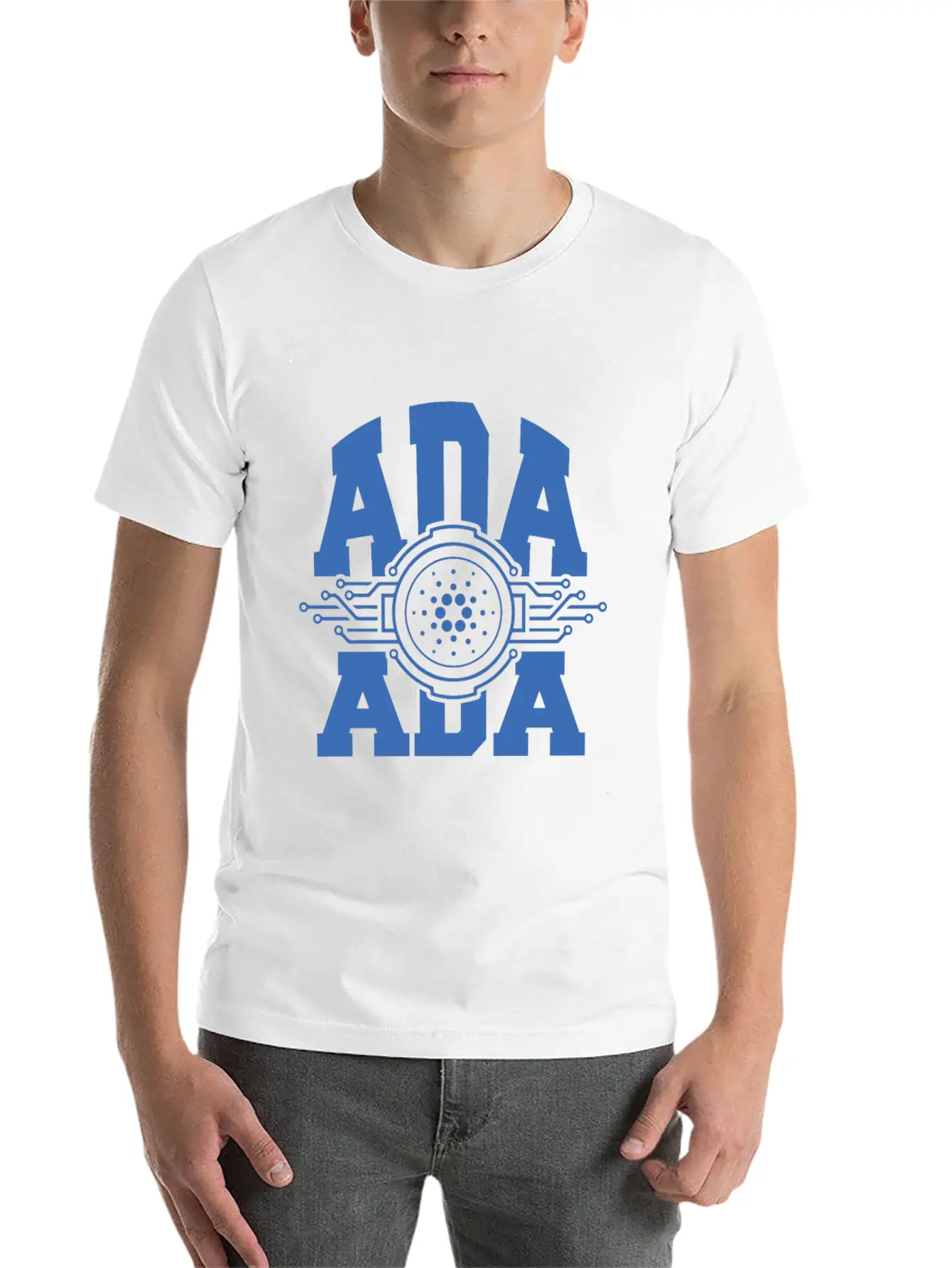 Cryptocurrency Cardano Ada Funny Fans T-shirt Comfortable Minimalist Graphic Tee – Summer Style Essential