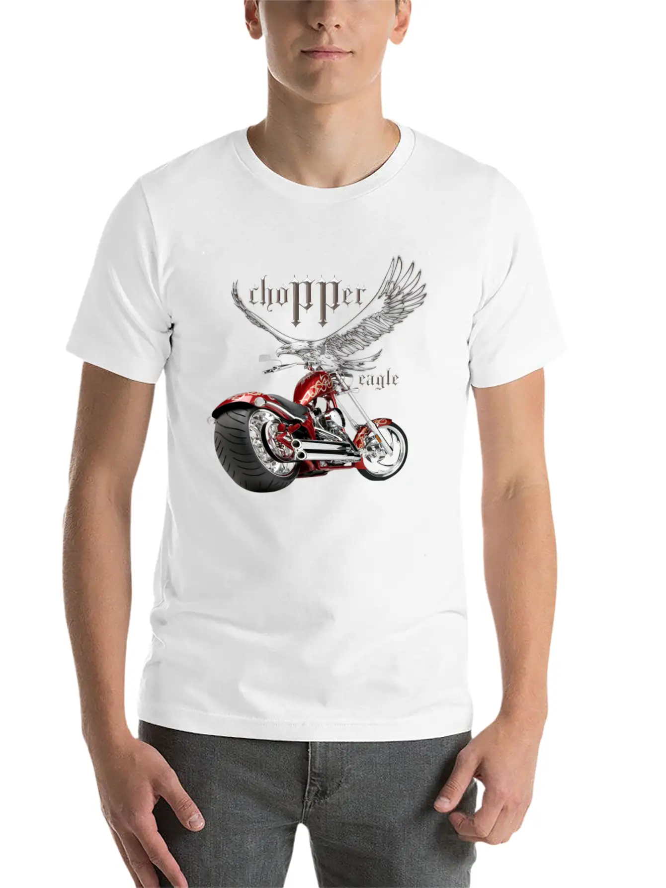 Custom Chopper Essential Unisex Summer Tee – Soft Cotton Casual Fit