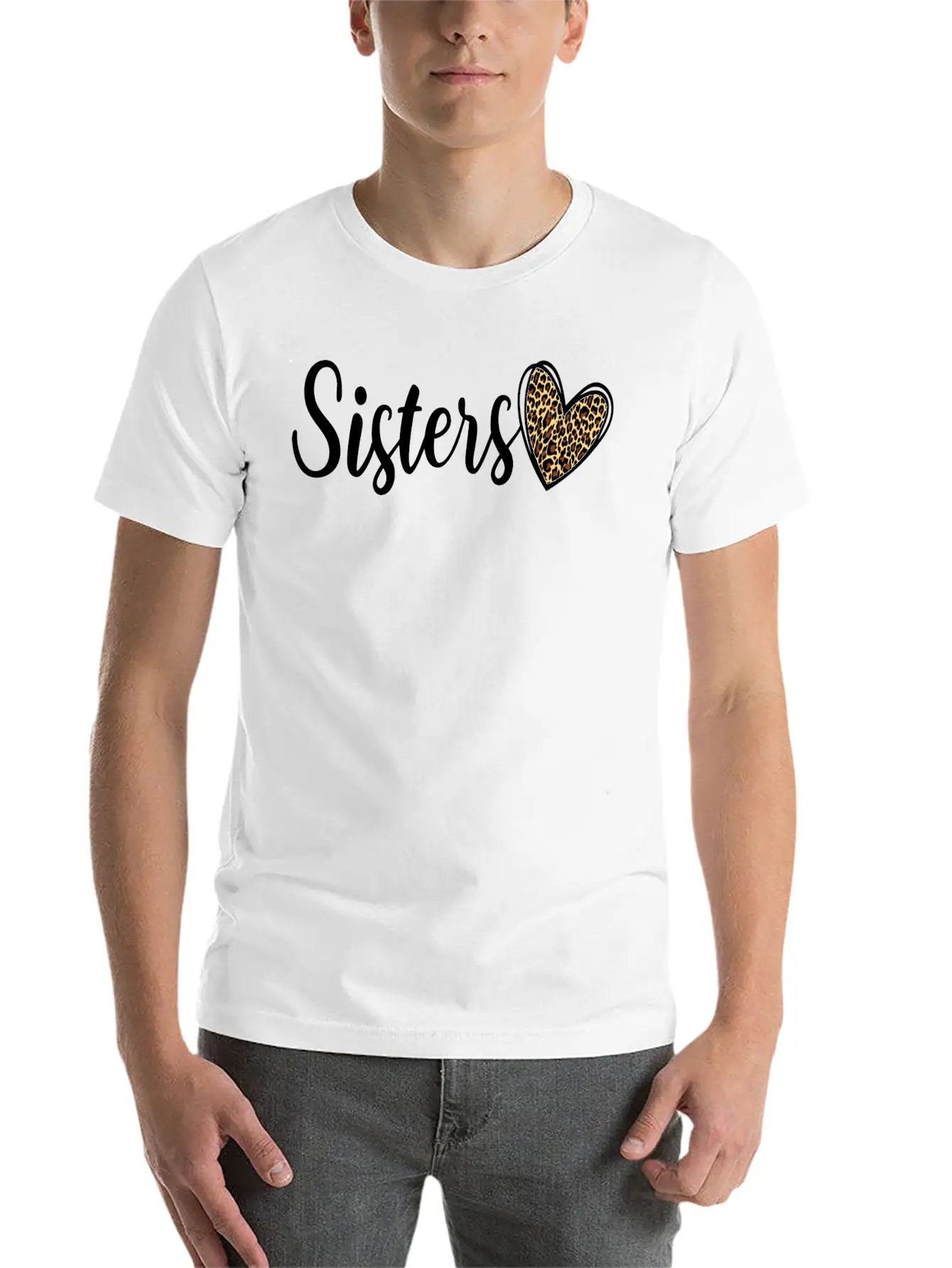 Cute Sisters Stylish Everyday T-Shirt – Unisex Basic Cotton Tee