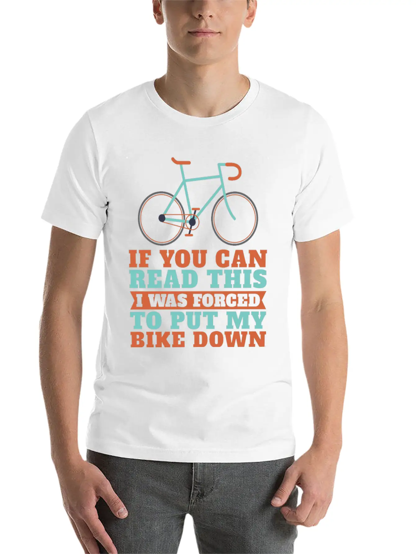 Cycling Cyclist Stylish Everyday T-Shirt – Unisex Basic Cotton Tee