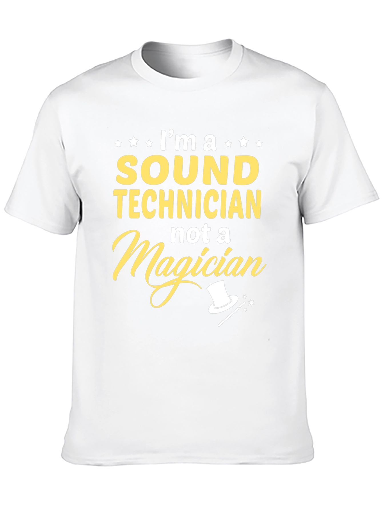 Sound Technician T-Shirt - Not a Magician Graphic Tee