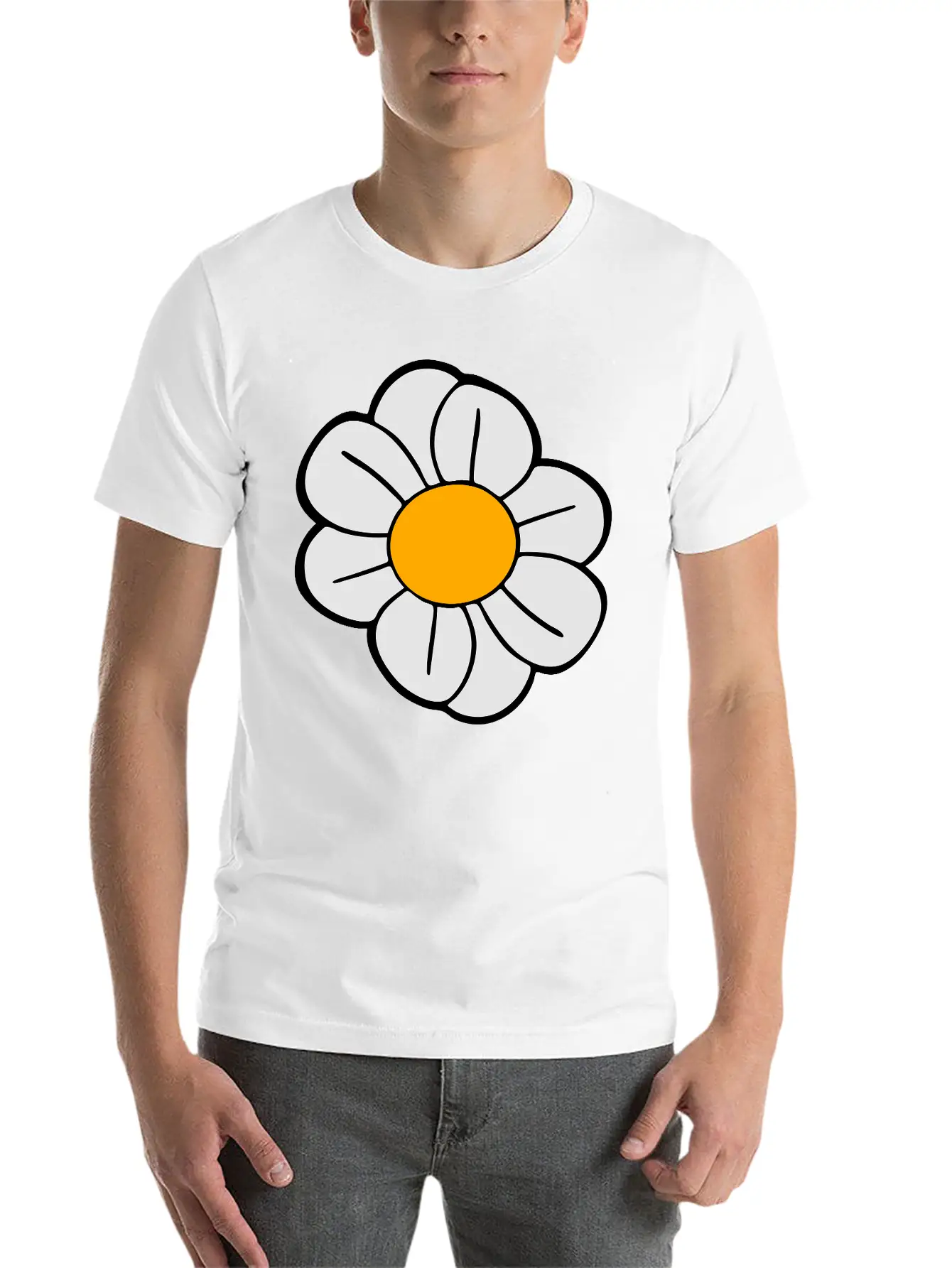 Daisy Flower Buttercup Daisy Comfortable Minimalist Graphic Tee – Summer Style Essential